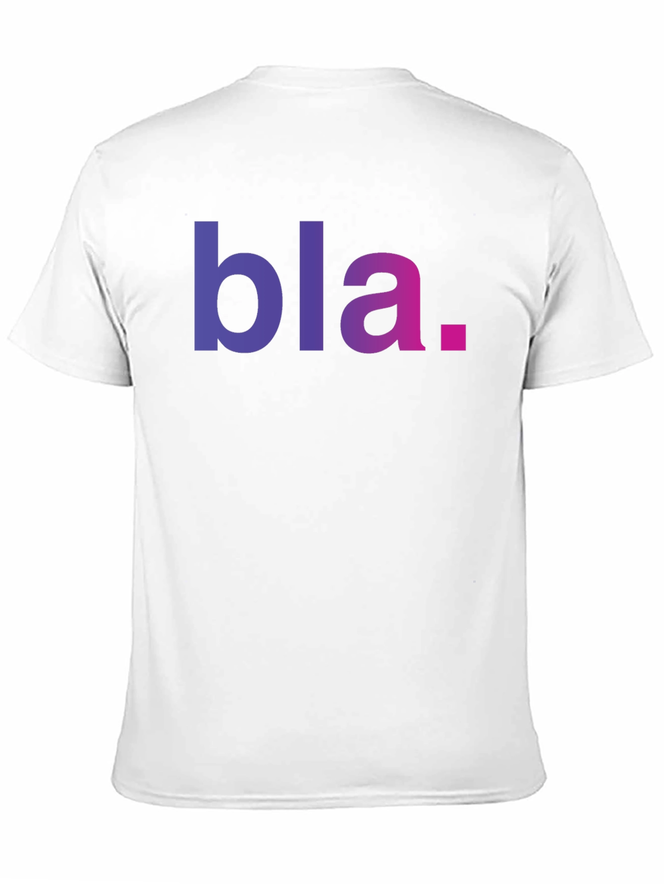 Bla Graphic Tee - Black Casual T-Shirt