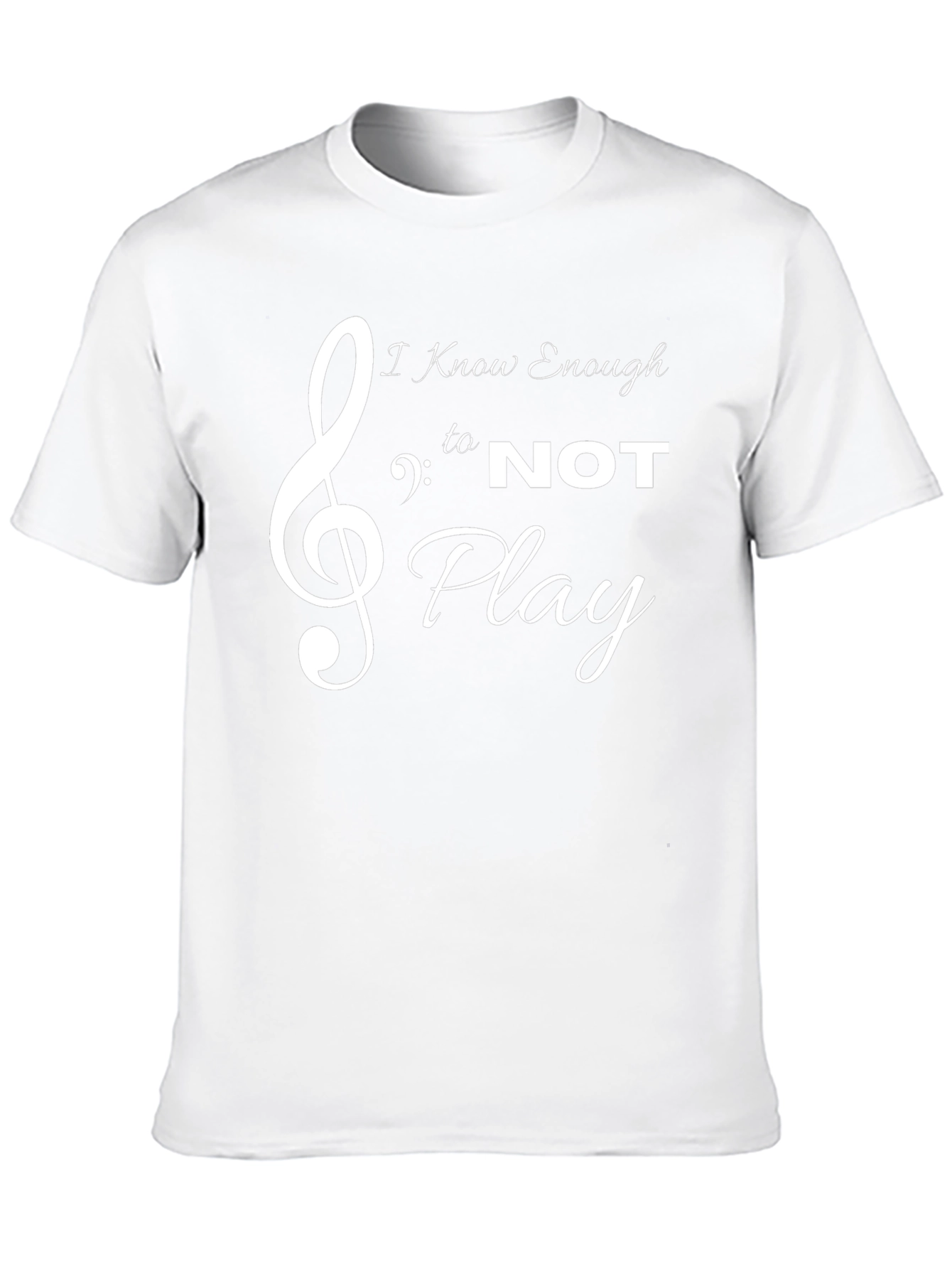 I Know Enough Not to Play Black Tee