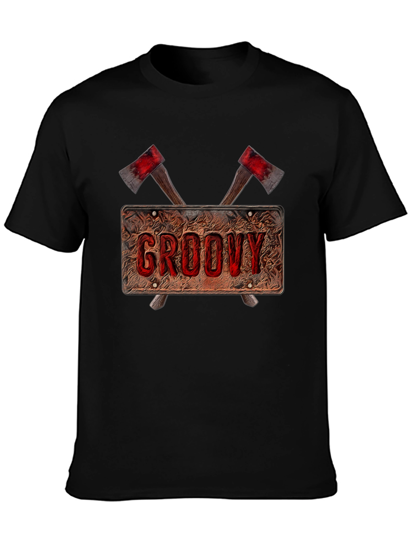 Groovy Axe Graphic T-Shirt