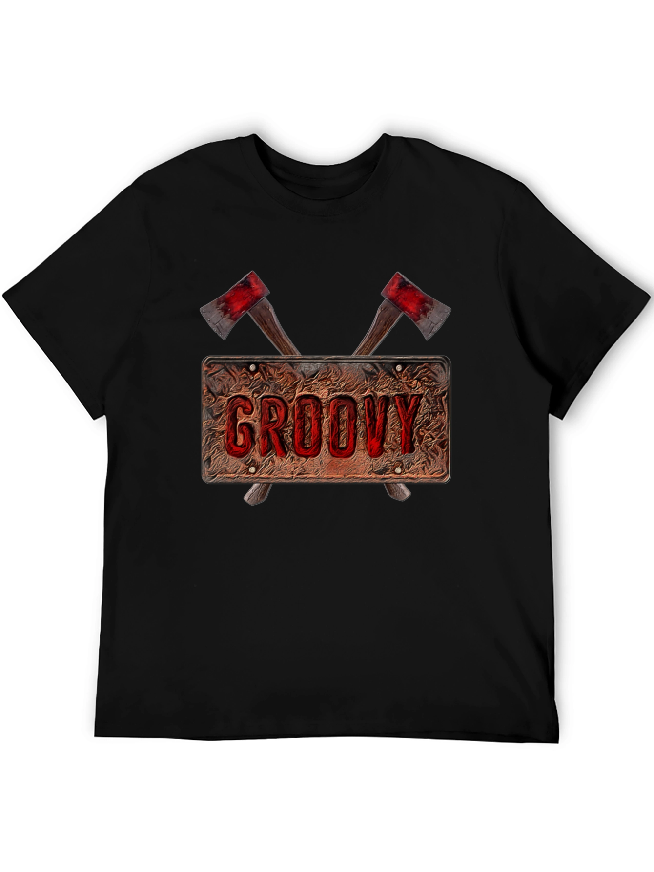 Groovy Axe Graphic T-Shirt