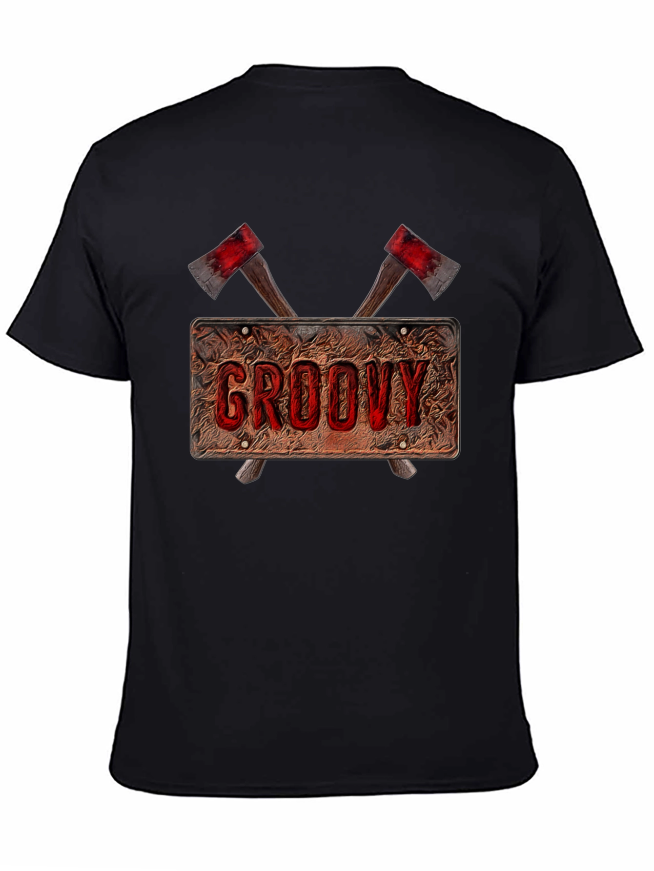 Groovy Axe Graphic T-Shirt