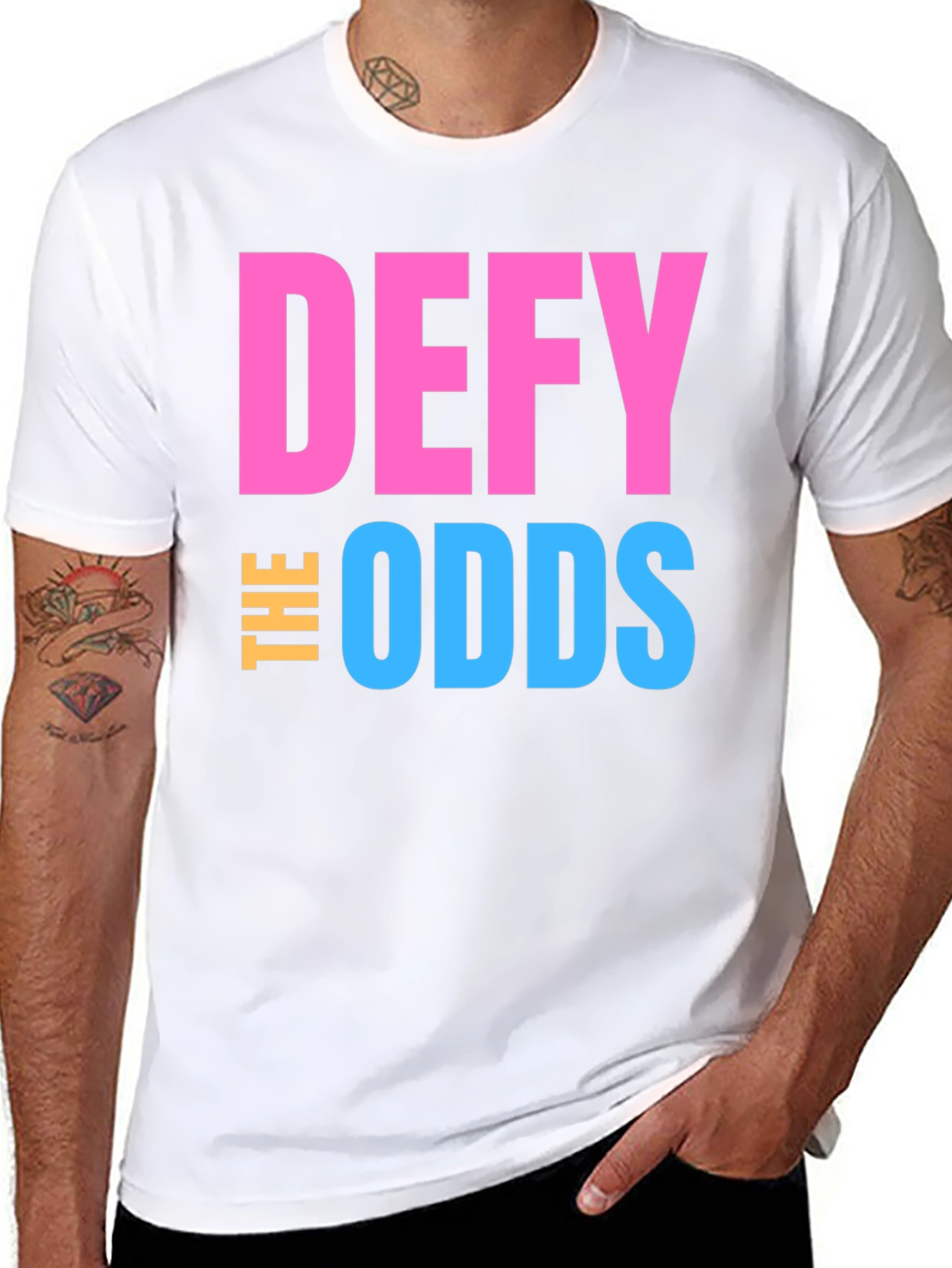 Defy the Odds Graphic T-Shirt