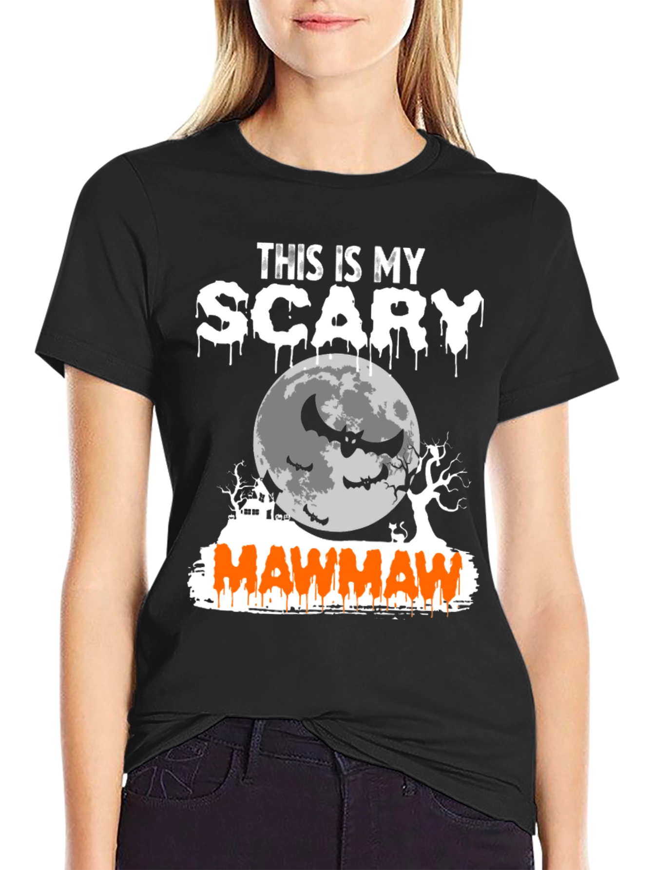 Scary Mawmaw Halloween T-Shirt