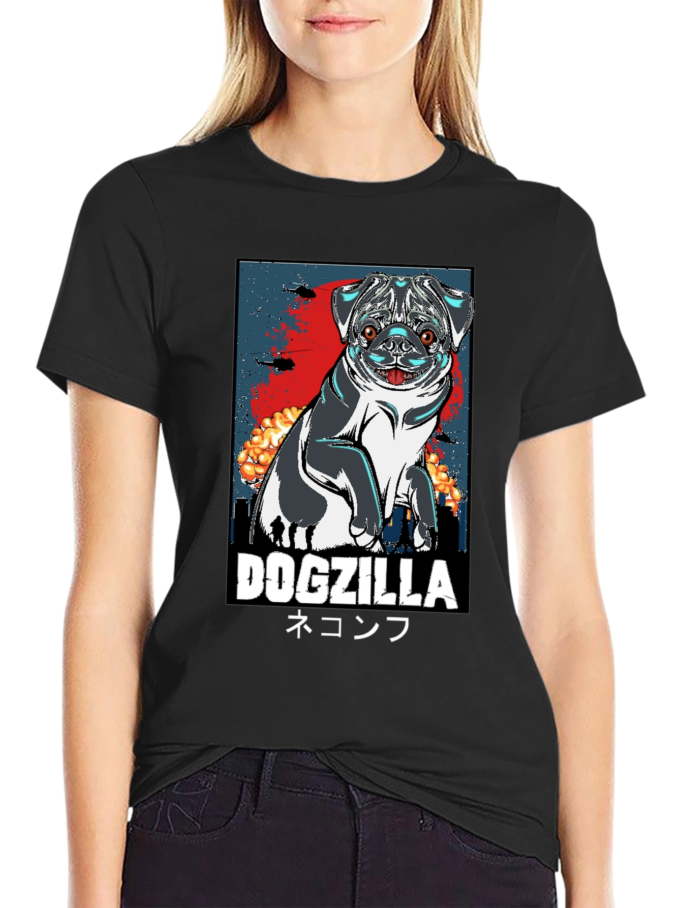 Dogzilla Graphic Tee - Unleash the Beast!