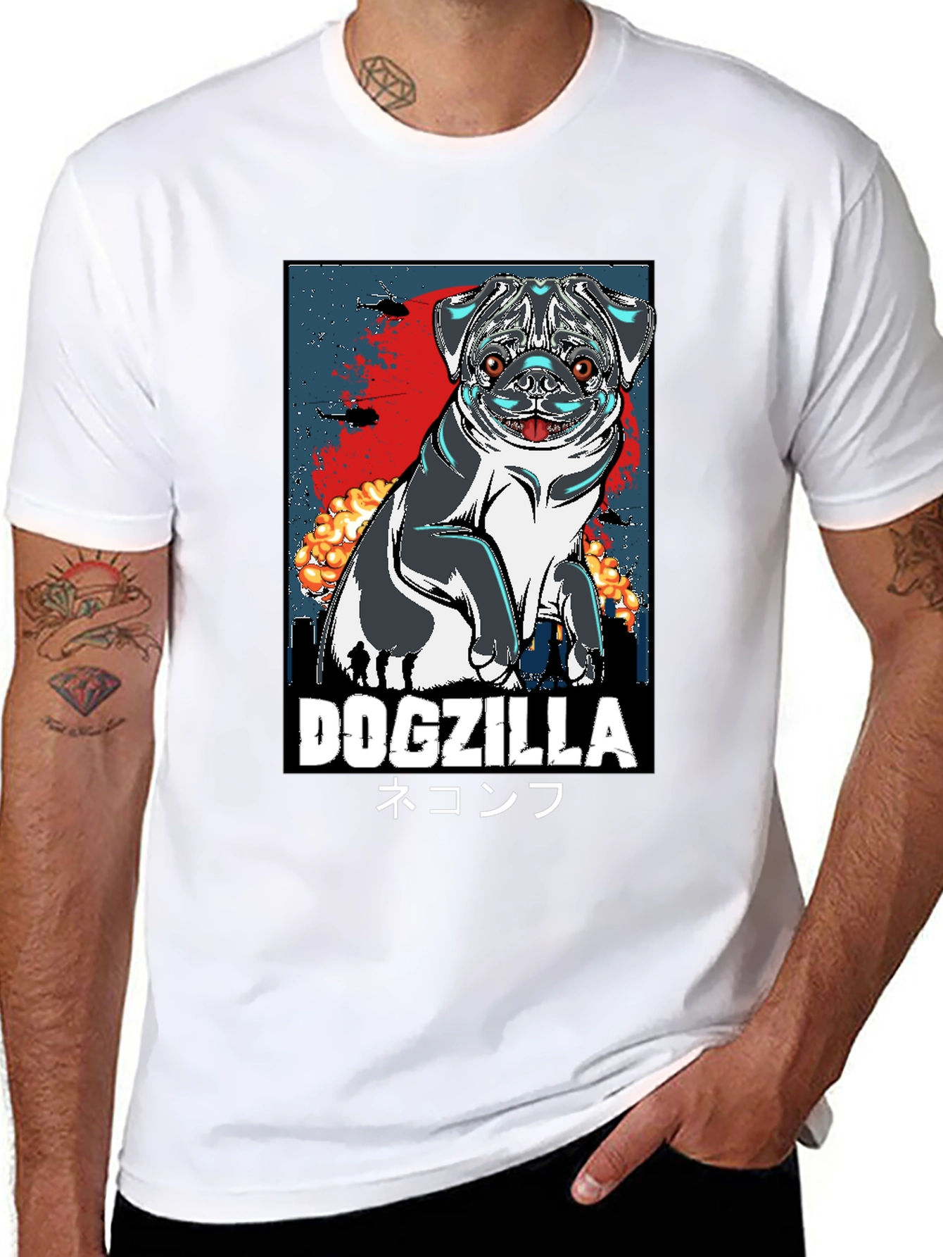 Dogzilla Graphic Tee - Unleash the Beast!