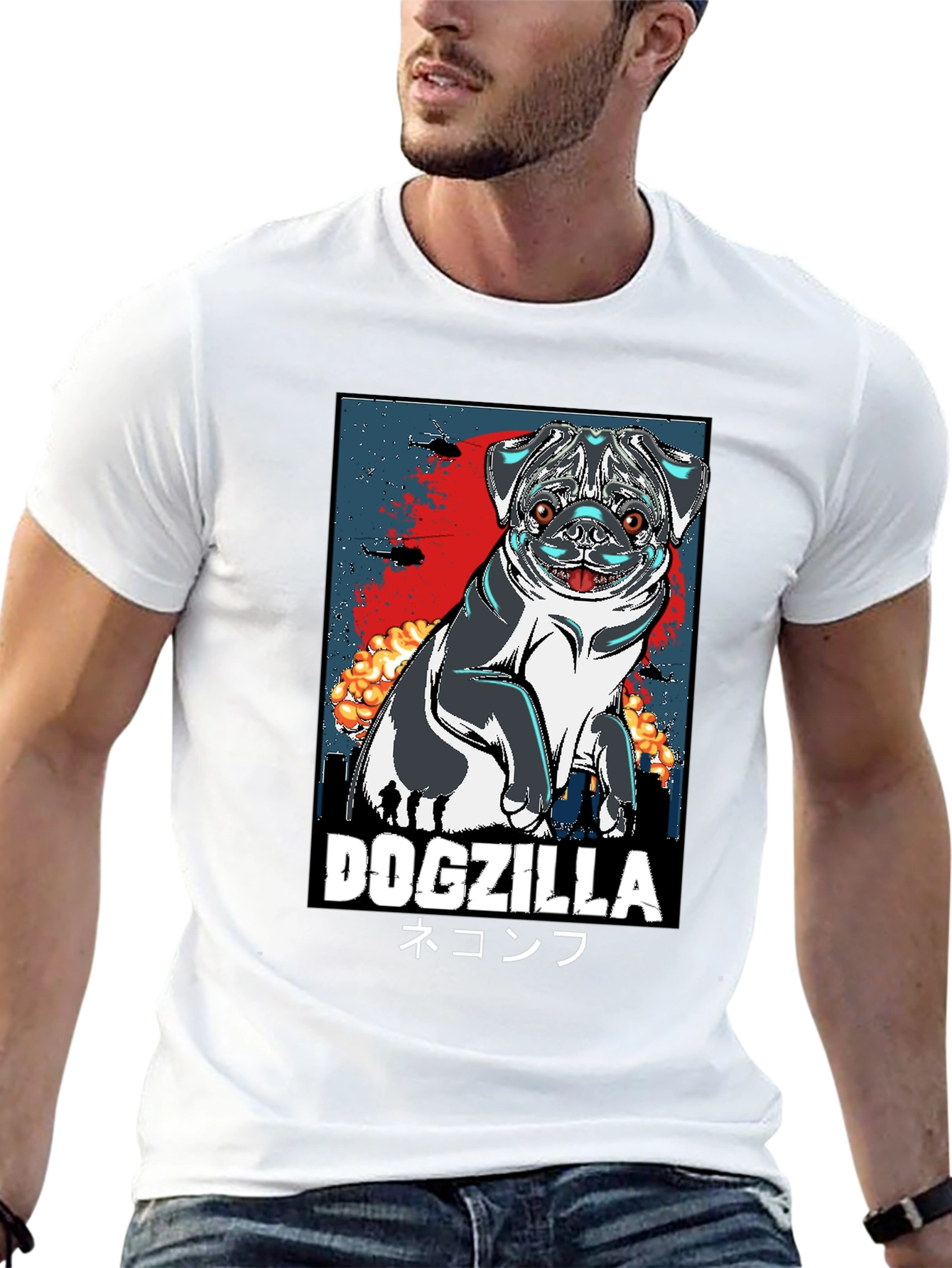 Dogzilla Graphic Tee - Unleash the Beast!