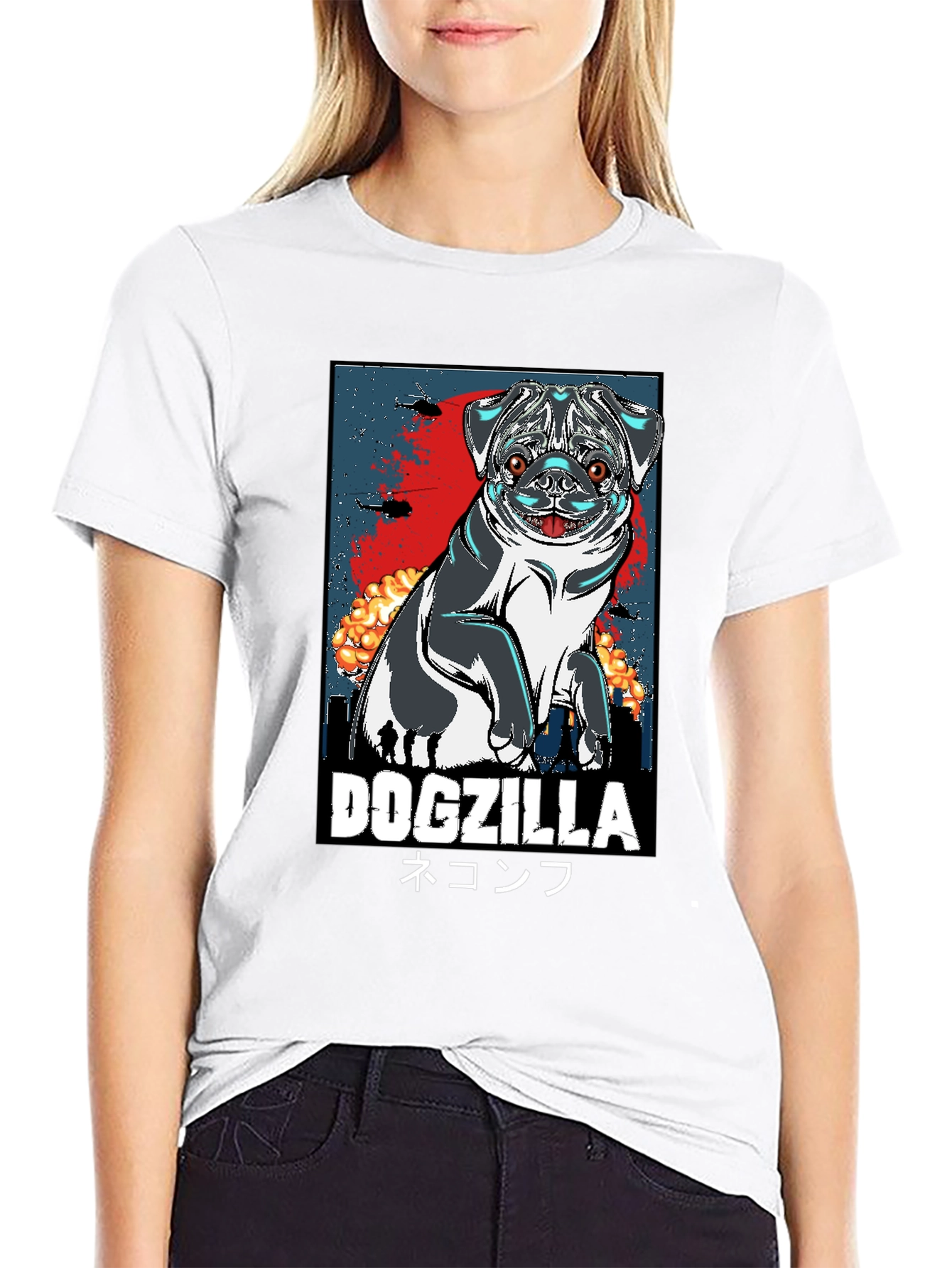 Dogzilla Graphic Tee - Unleash the Beast!