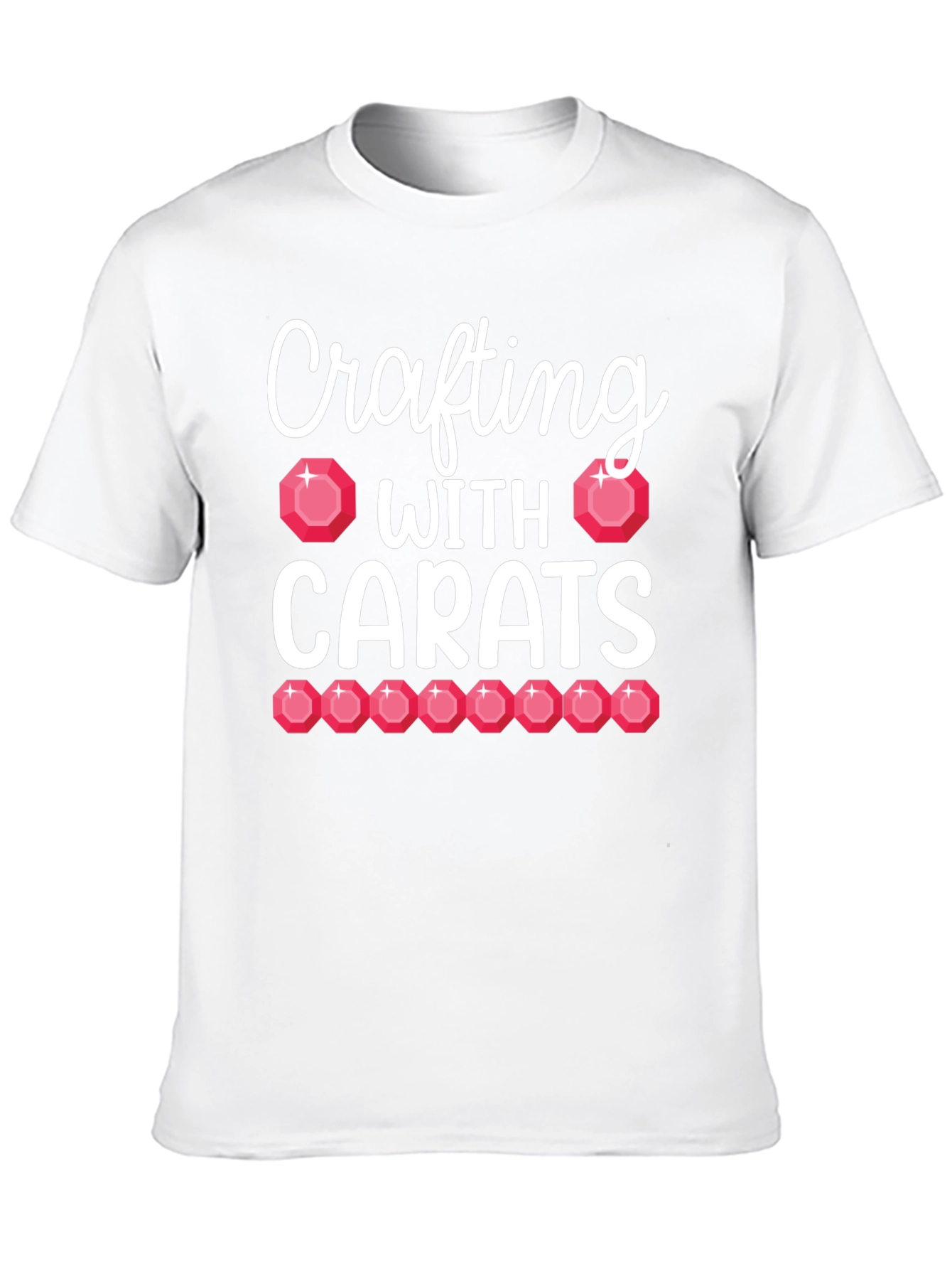 Crafting With Carats Black T-Shirt