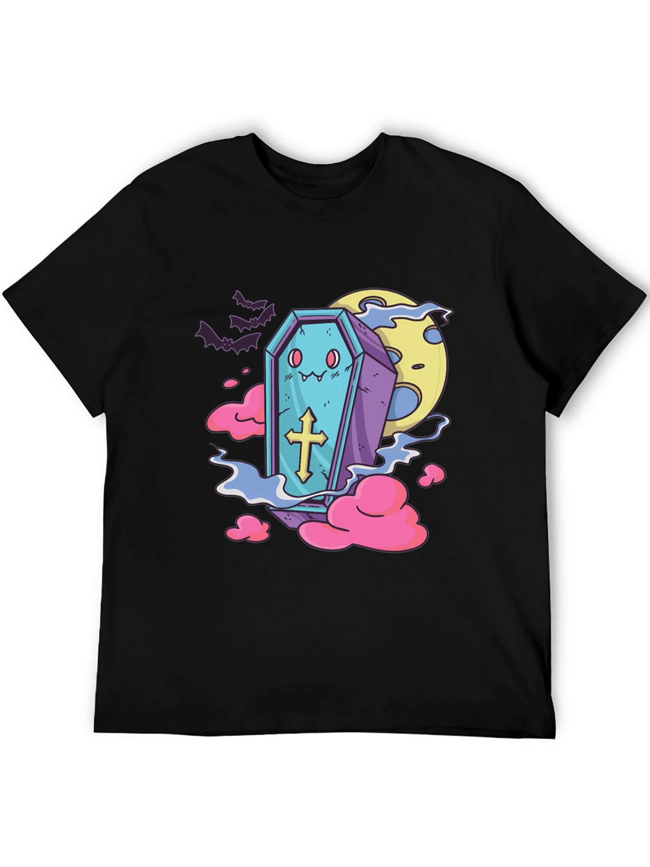 Kawaii Coffin T-Shirt - Spooky Cute Tee