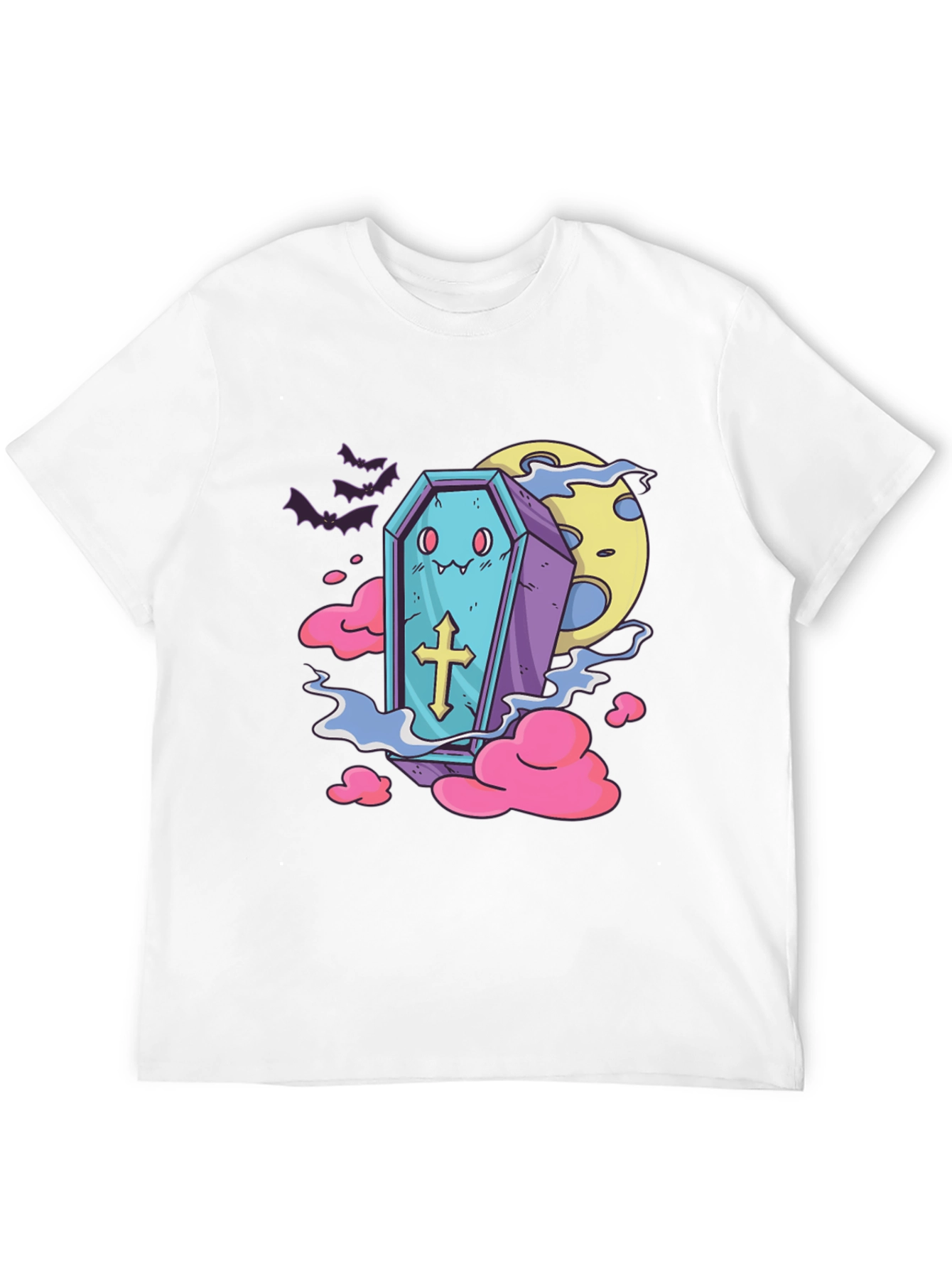 Kawaii Coffin T-Shirt - Spooky Cute Tee