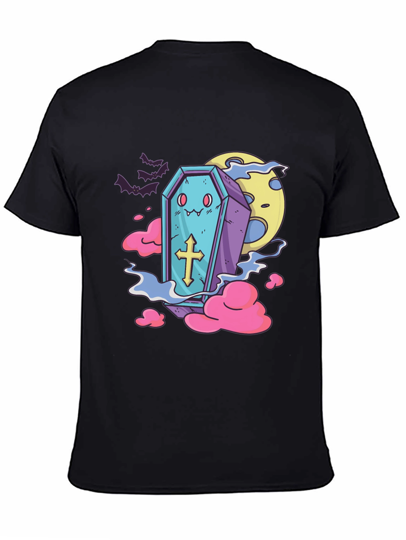 Kawaii Coffin T-Shirt - Spooky Cute Tee