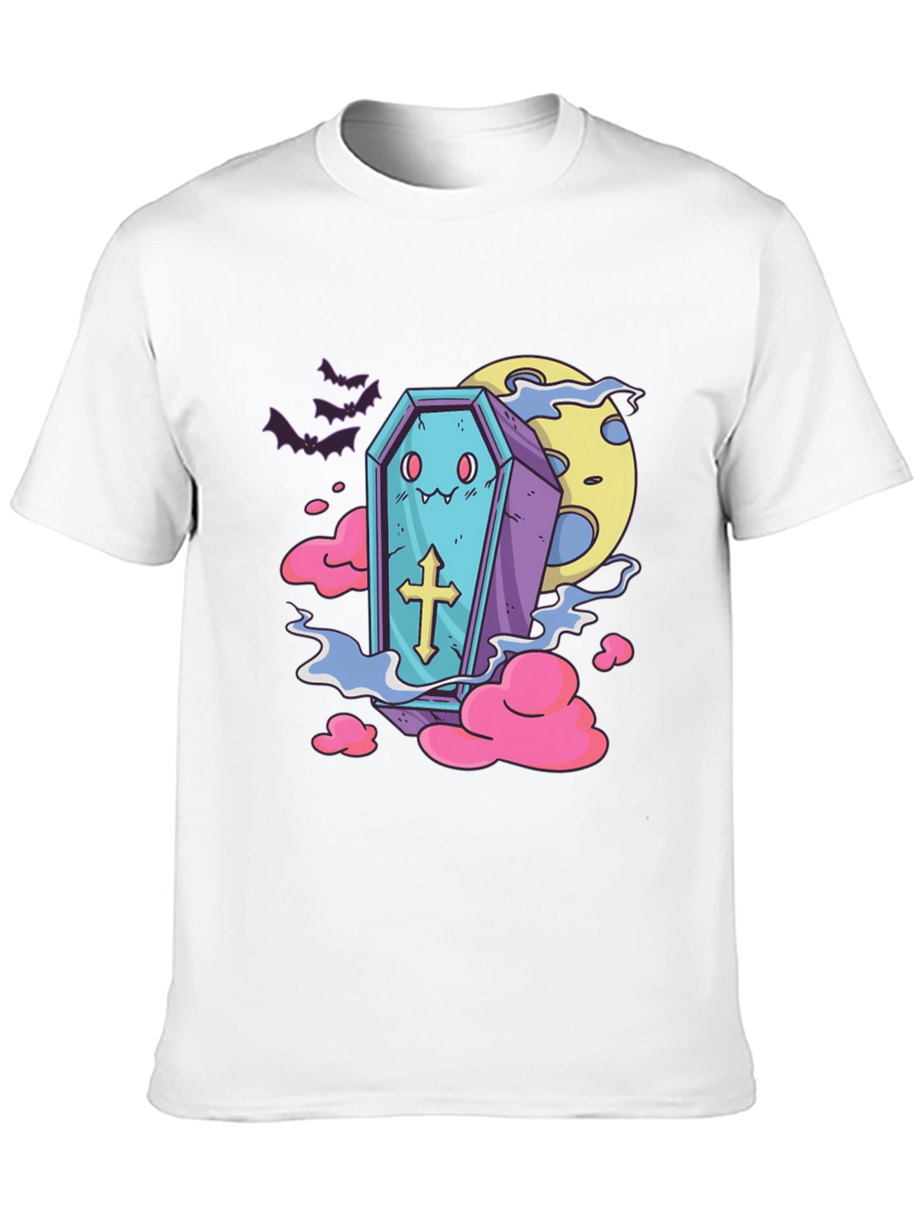 Kawaii Coffin T-Shirt - Spooky Cute Tee