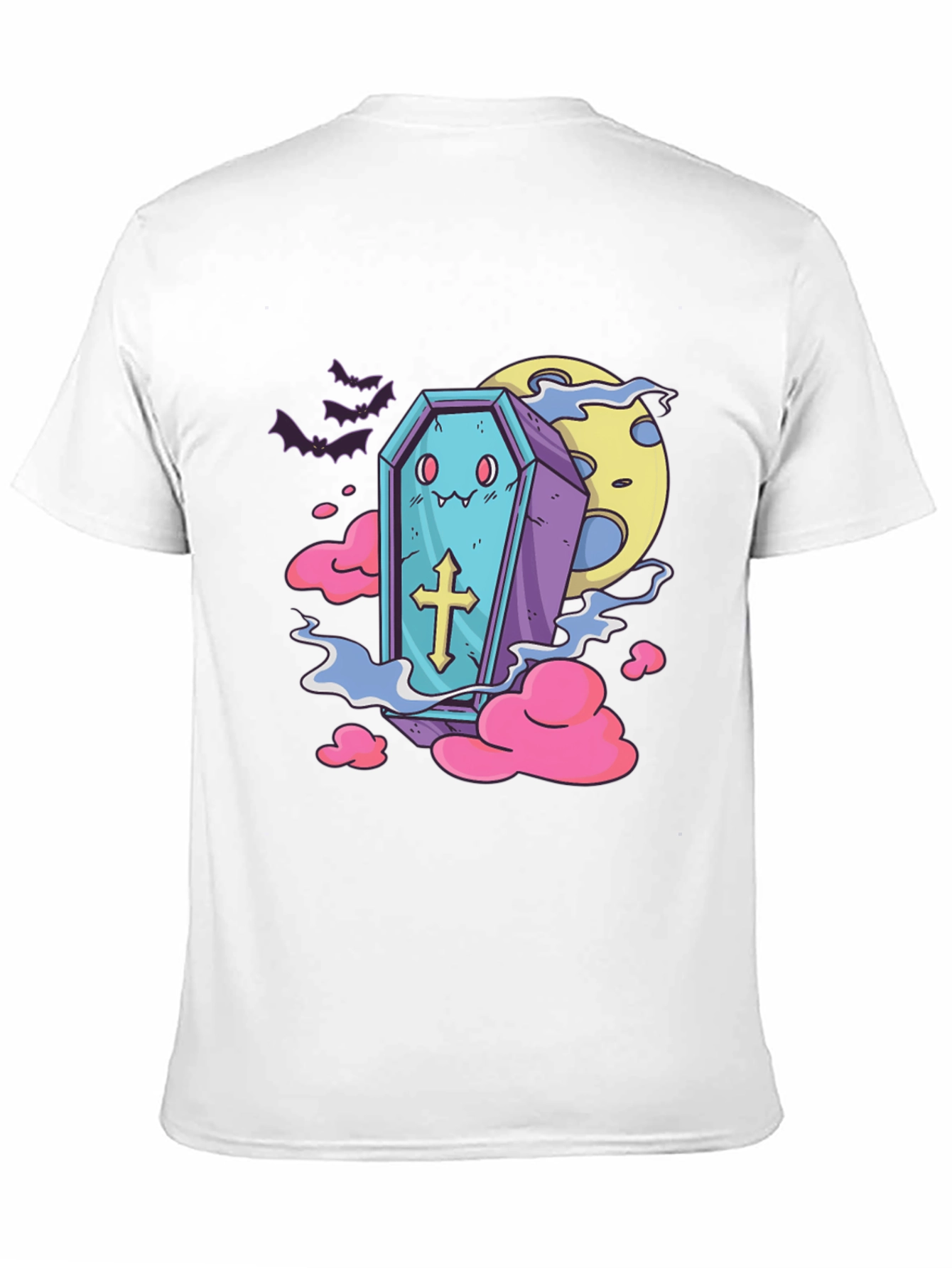 Kawaii Coffin T-Shirt - Spooky Cute Tee