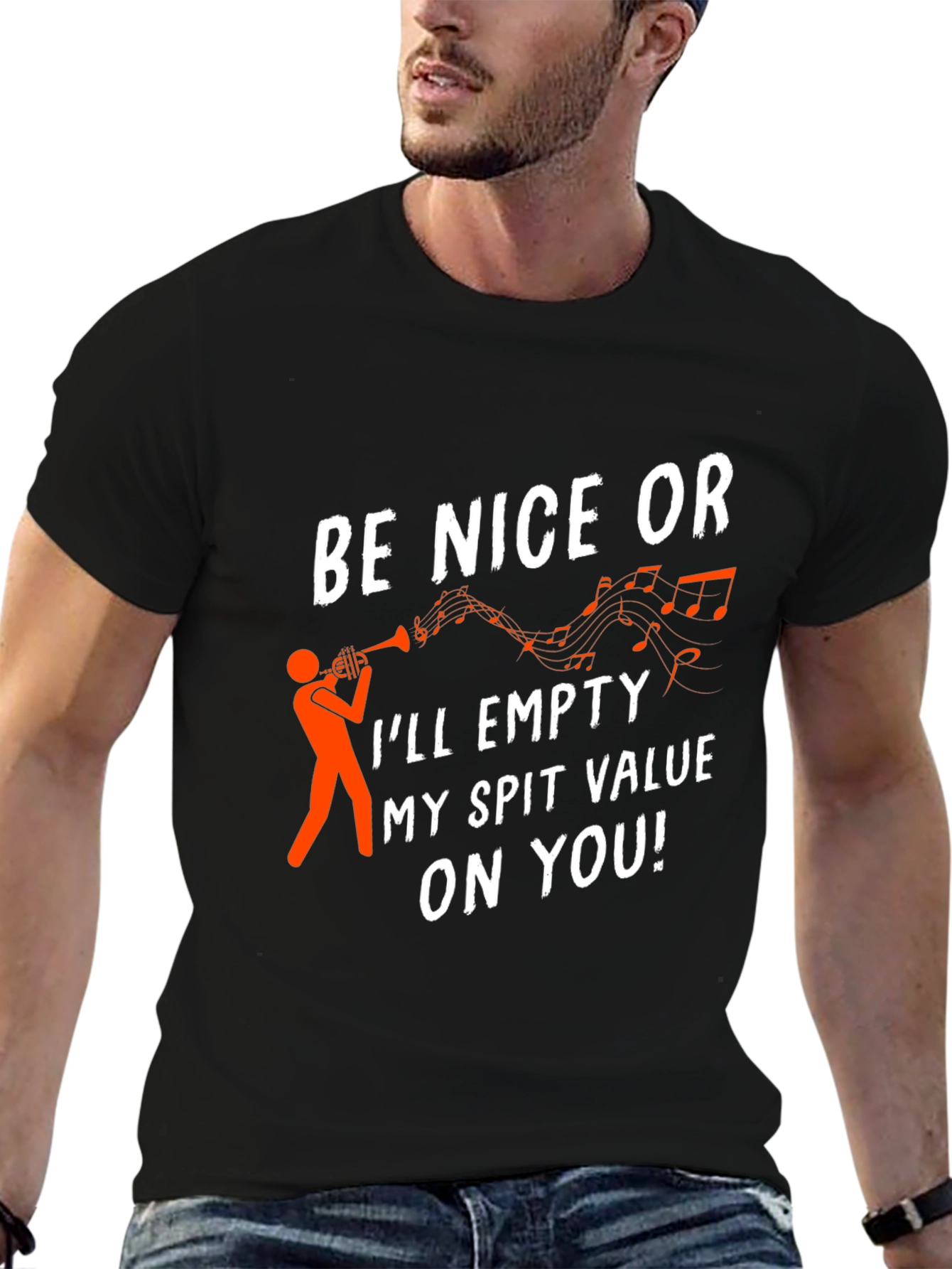Be Nice Trumpet T-Shirt