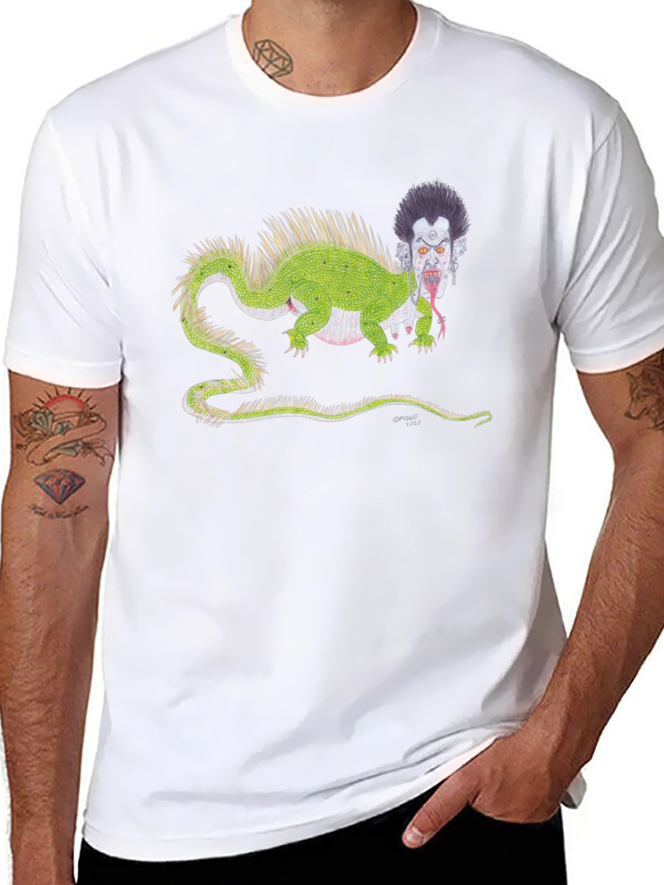 Monster Creature Graphic T-Shirt