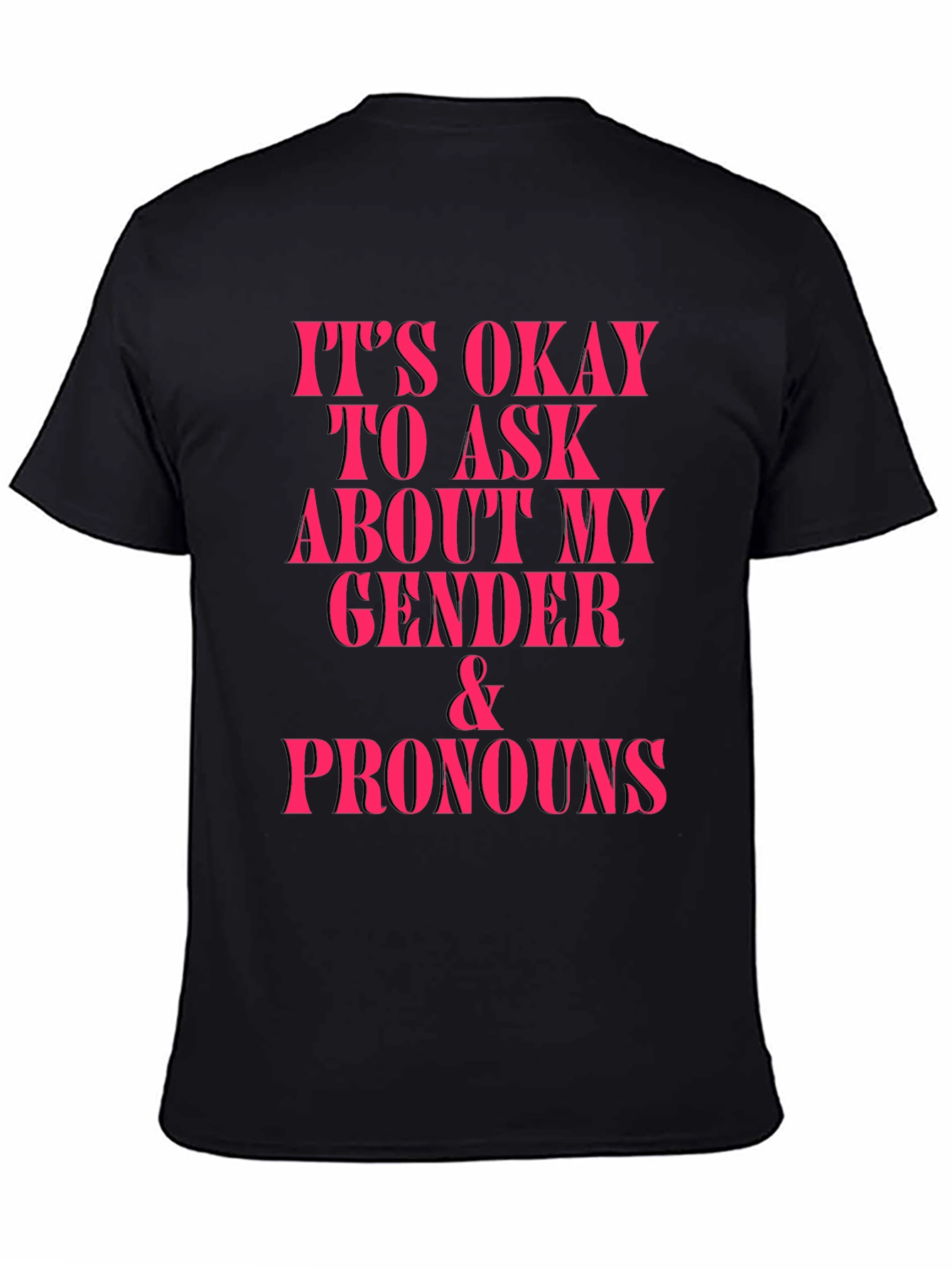 Gender & Pronouns Okay to Ask Graphic Tee
