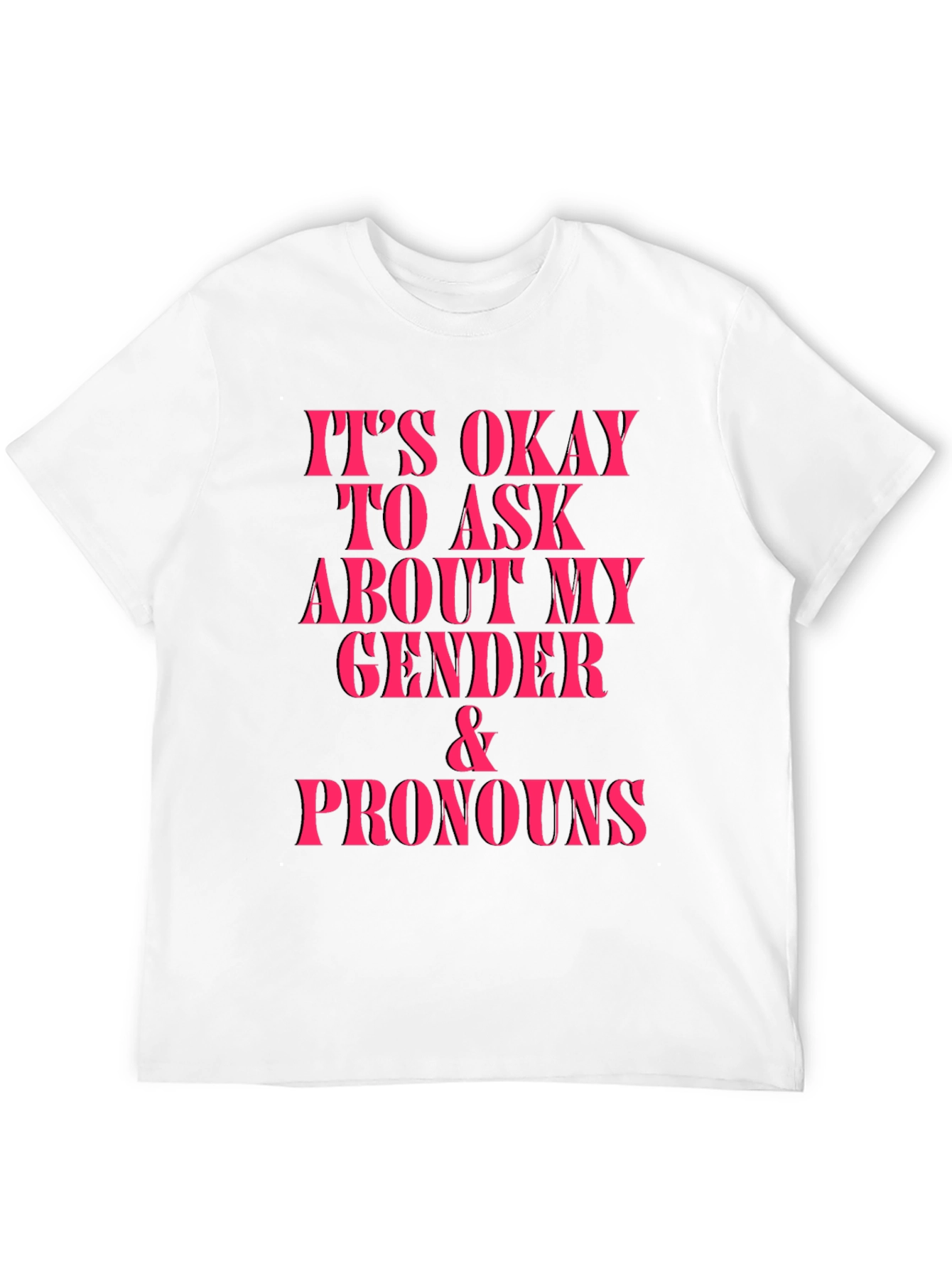 Gender & Pronouns Okay to Ask Graphic Tee