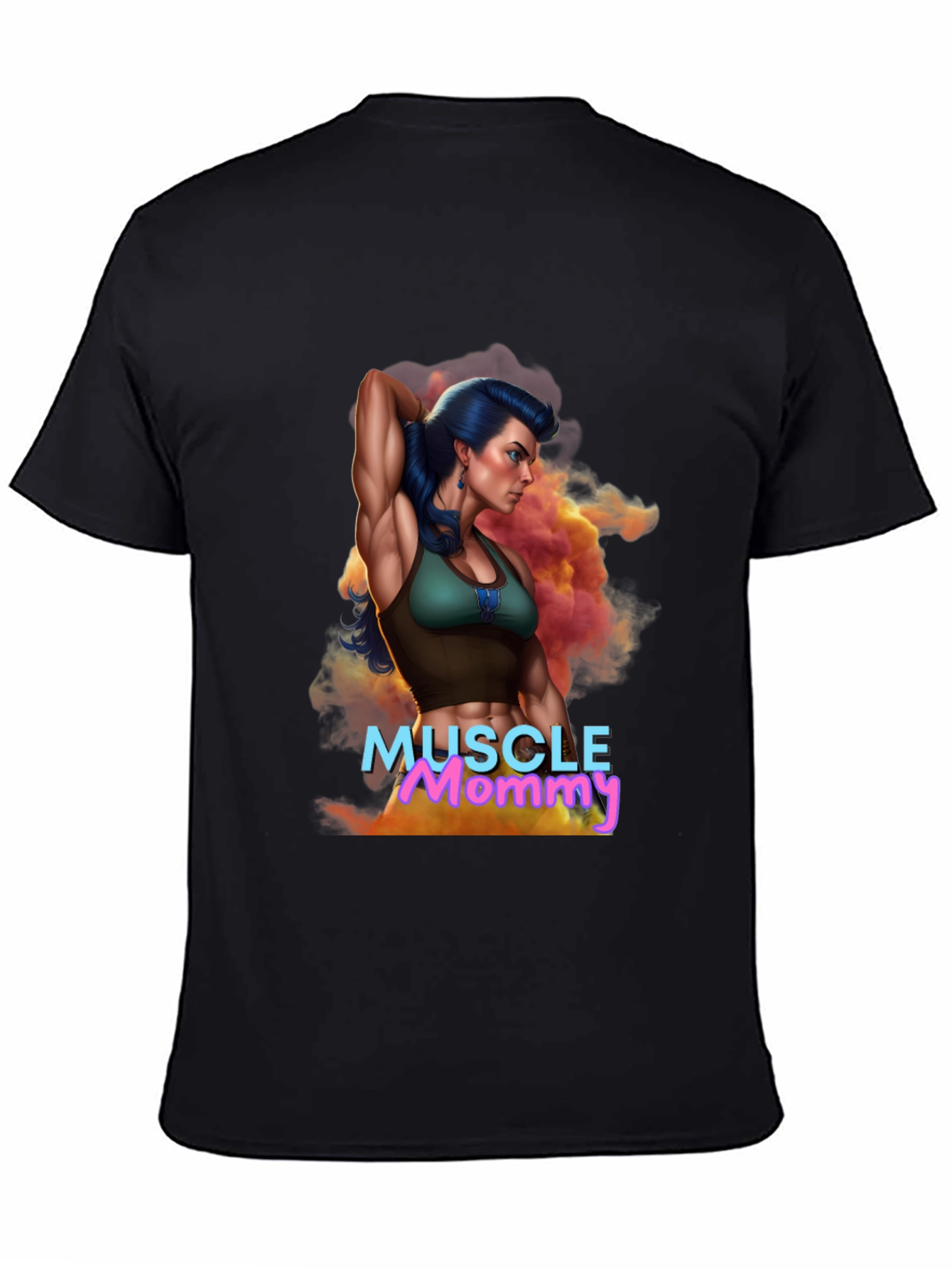 Muscle Mommy Graphic Tee - Fitness Lover Gift