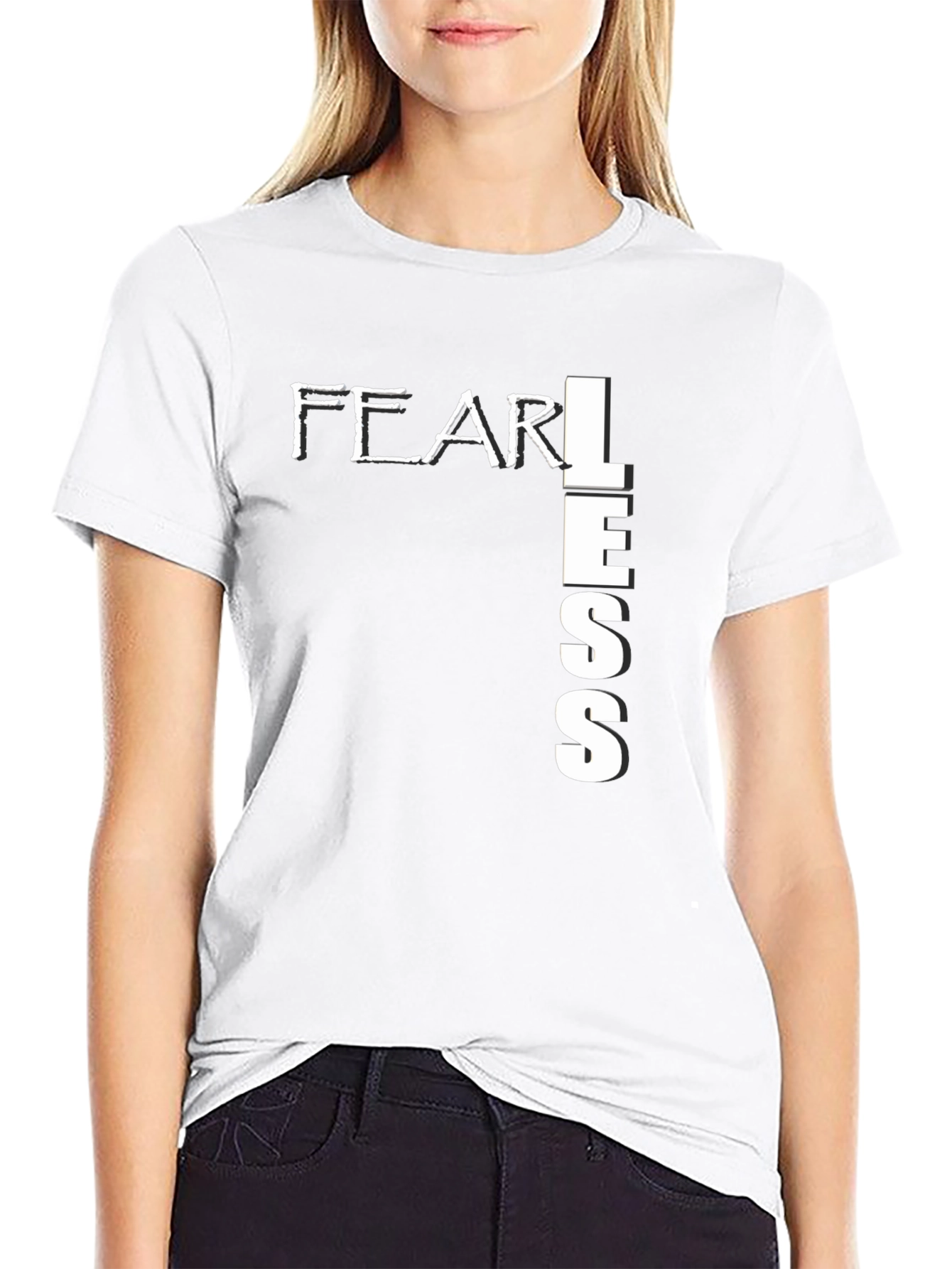 Fearless Graphic Print Mens T-Shirt