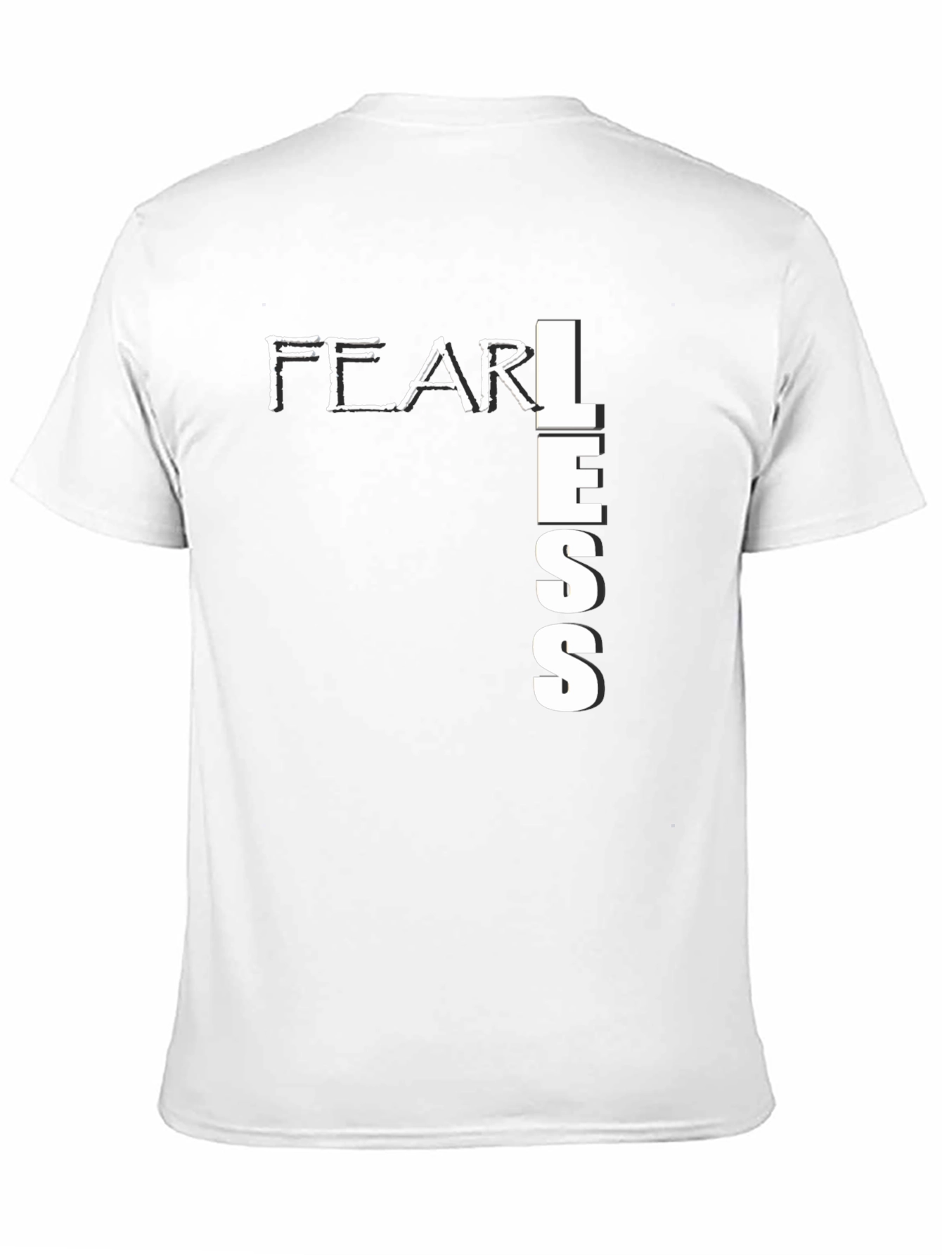 Fearless Graphic Print Mens T-Shirt