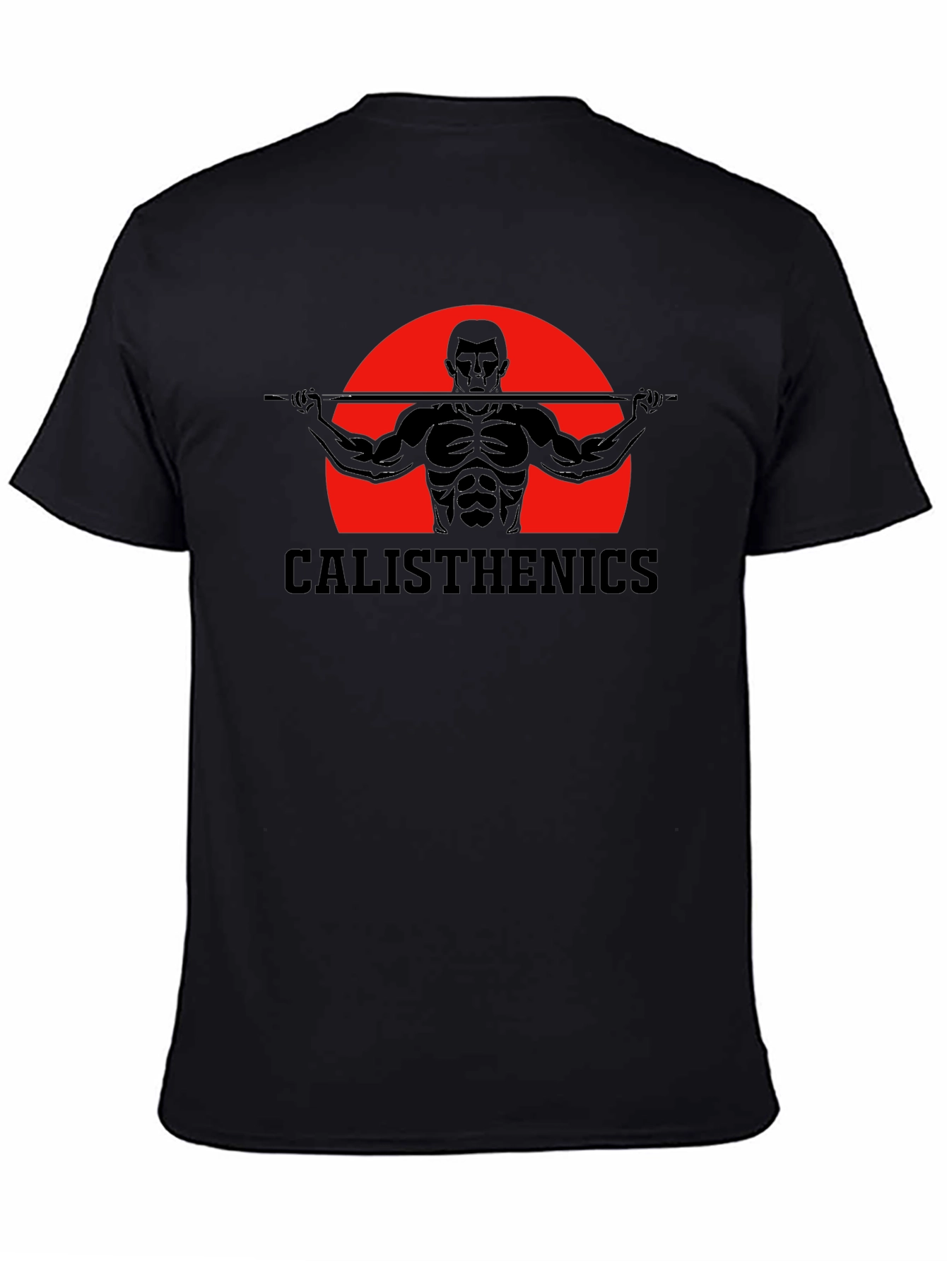 Calisthenics Training T-Shirt - Black Graphic Tee