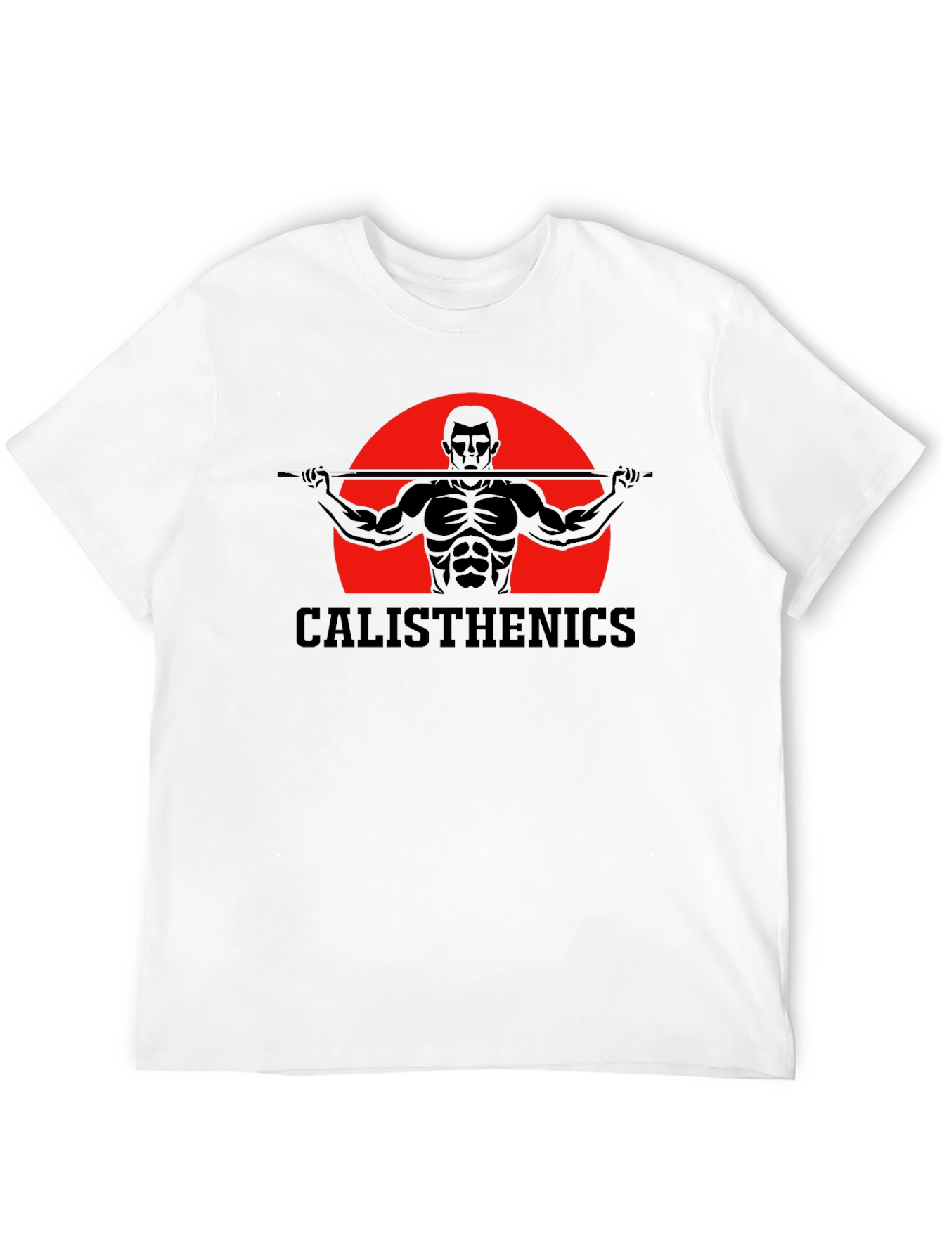 Calisthenics Training T-Shirt - Black Graphic Tee