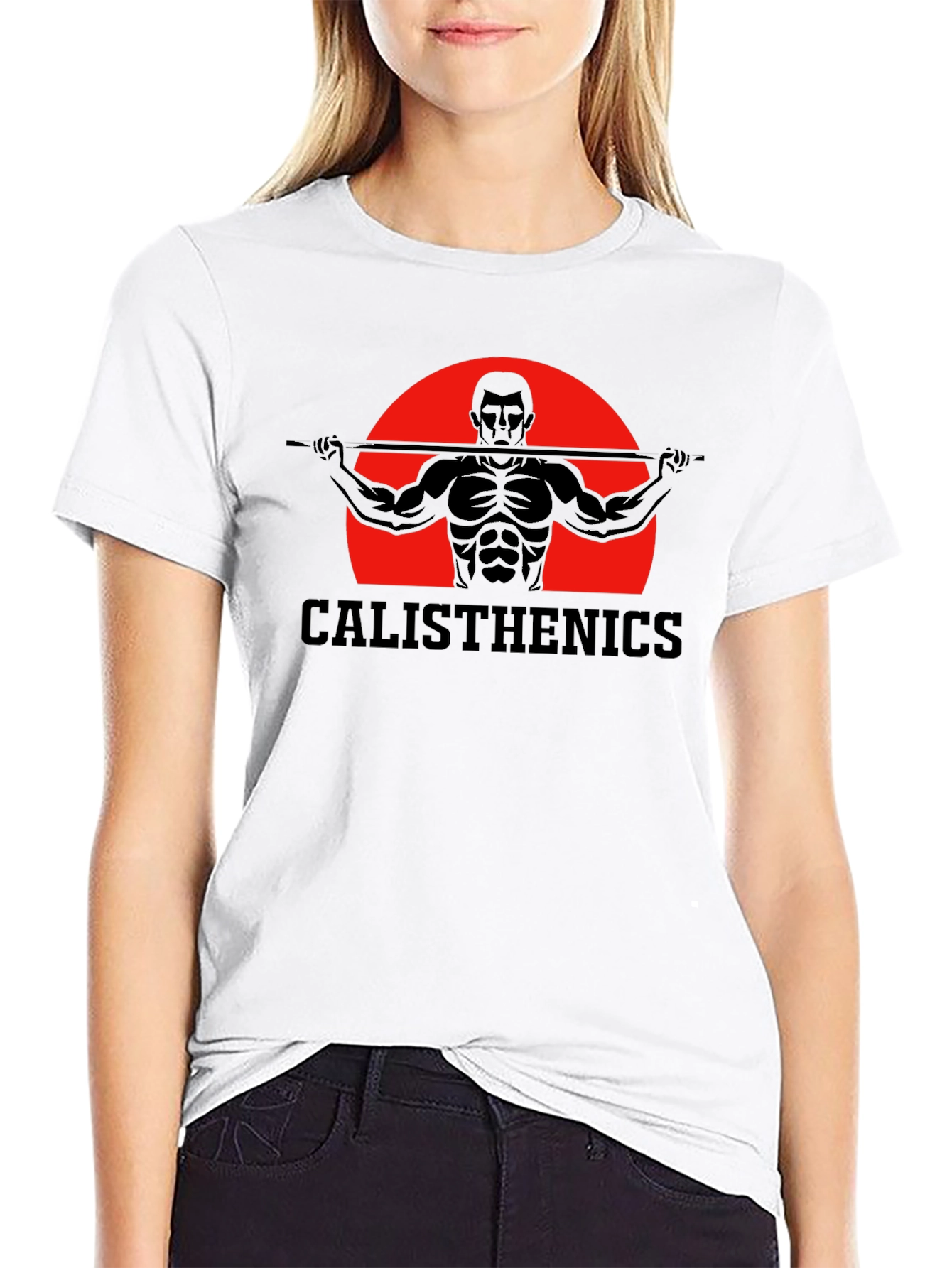 Calisthenics Training T-Shirt - Black Graphic Tee