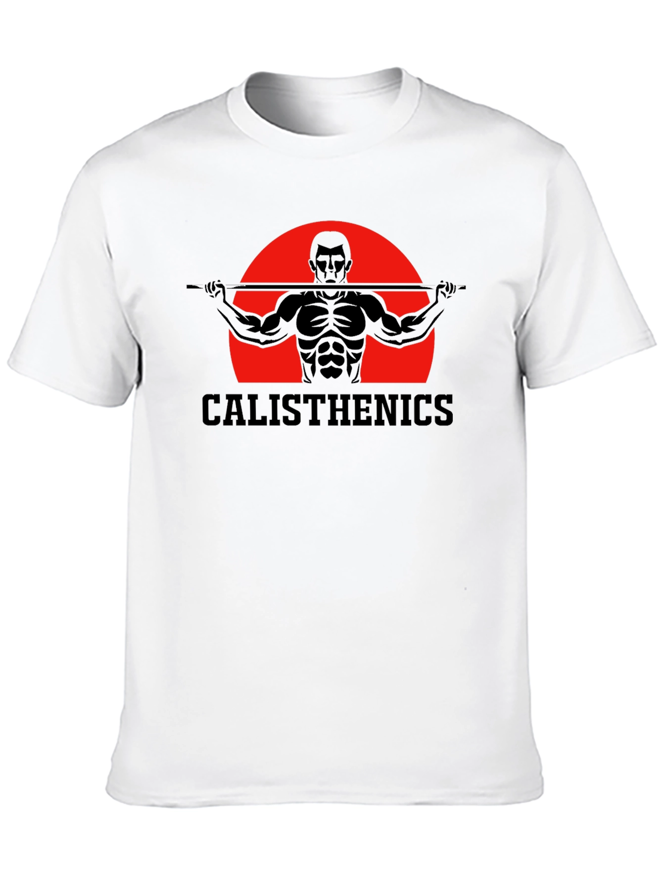 Calisthenics Training T-Shirt - Black Graphic Tee