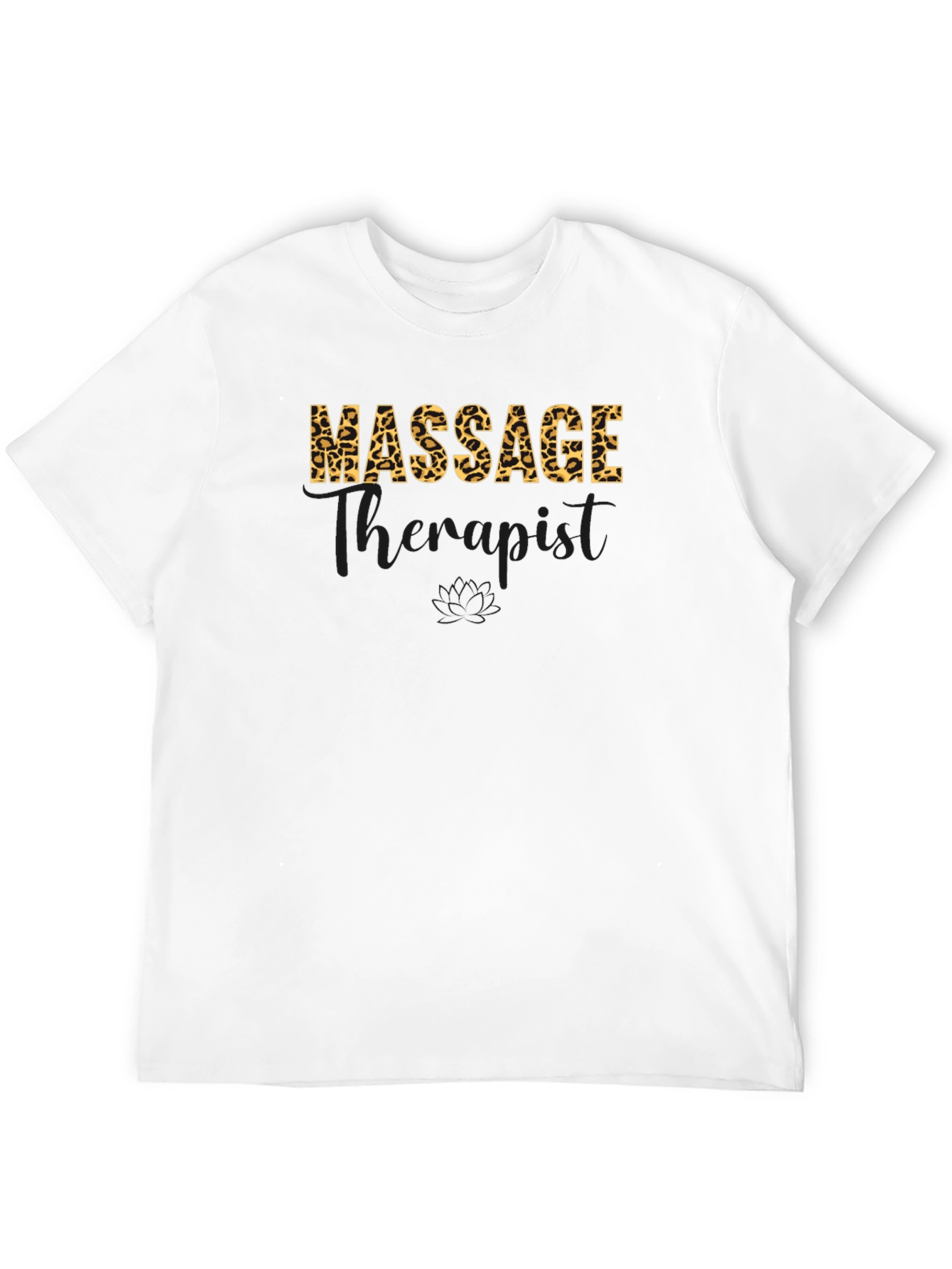Leopard Print Massage Therapist T-Shirt