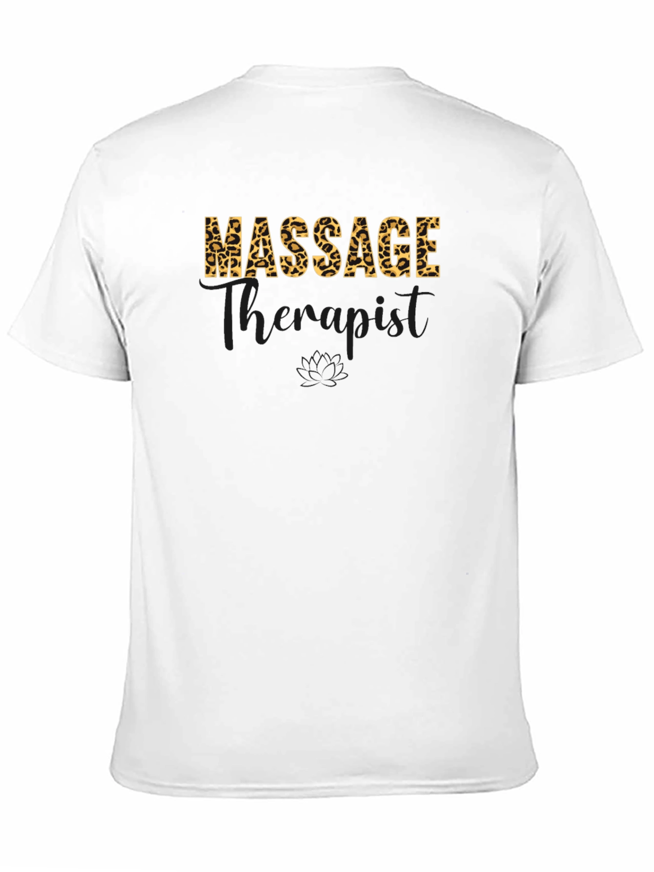 Leopard Print Massage Therapist T-Shirt
