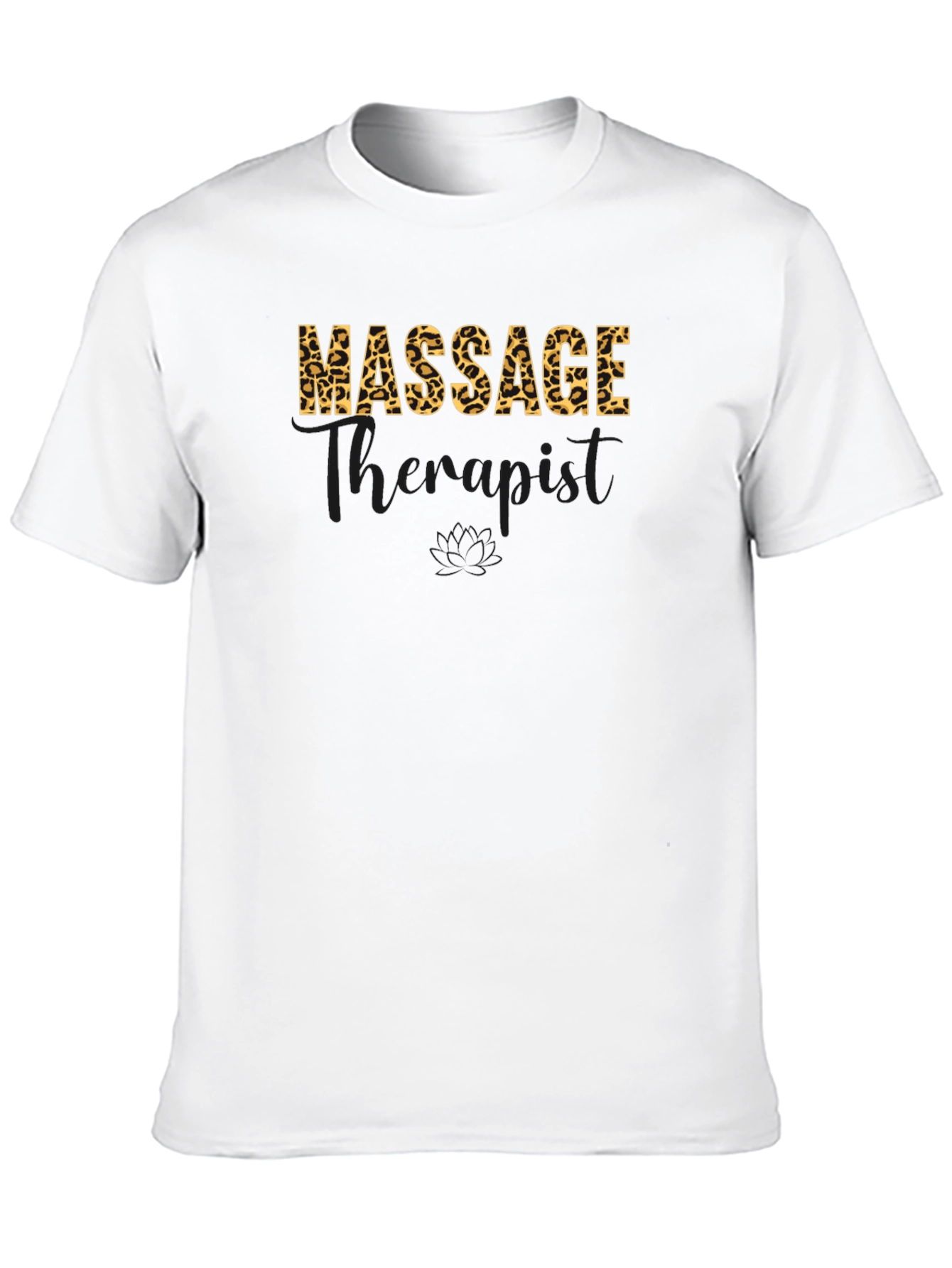 Leopard Print Massage Therapist T-Shirt