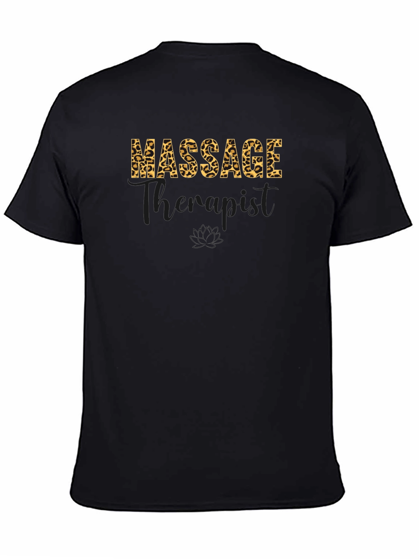 Leopard Print Massage Therapist T-Shirt