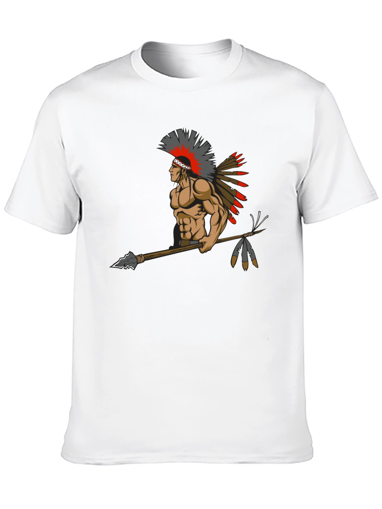 Warrior Graphic Tee - Native American Inspired