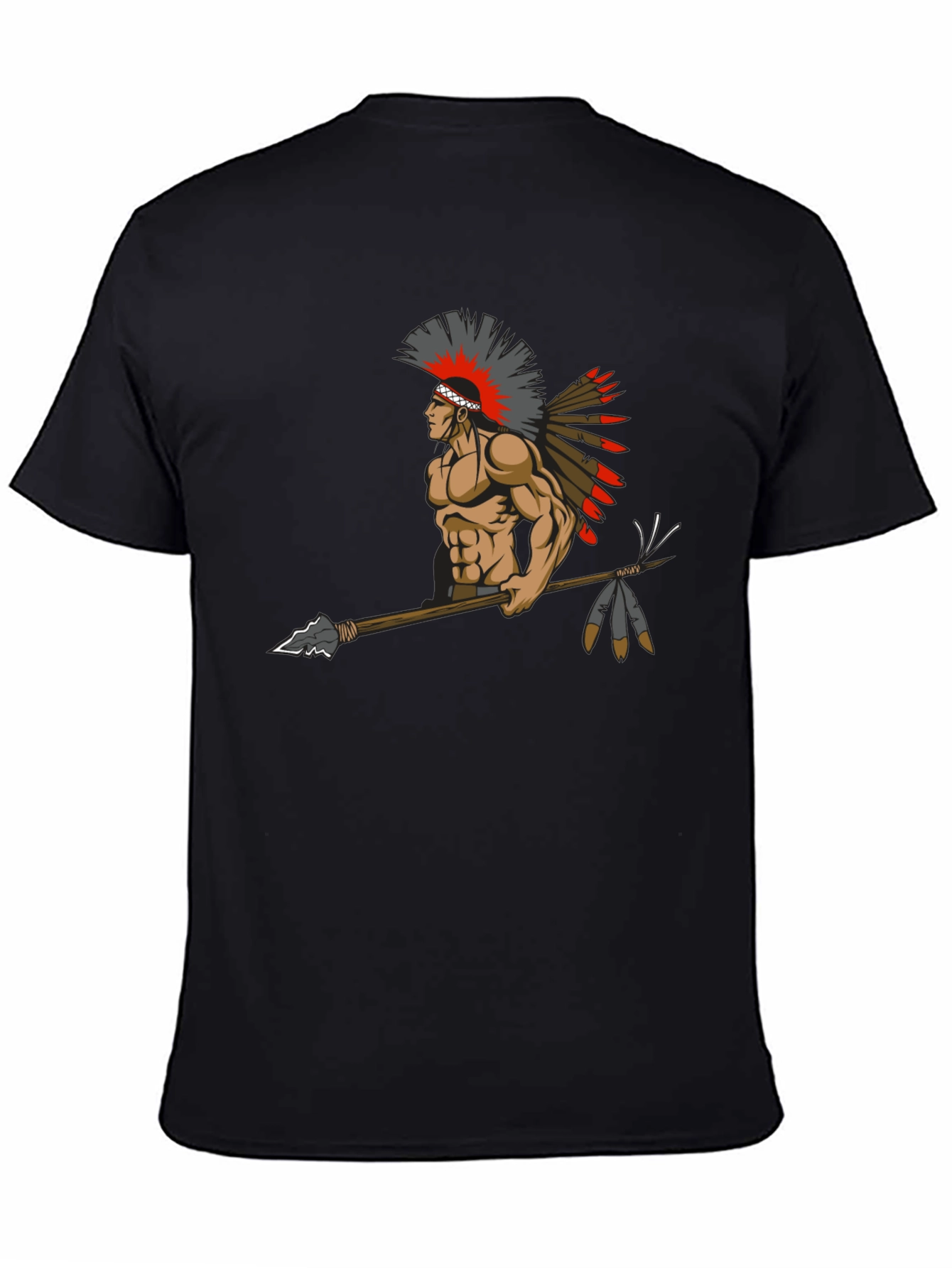 Warrior Graphic Tee - Native American Inspired