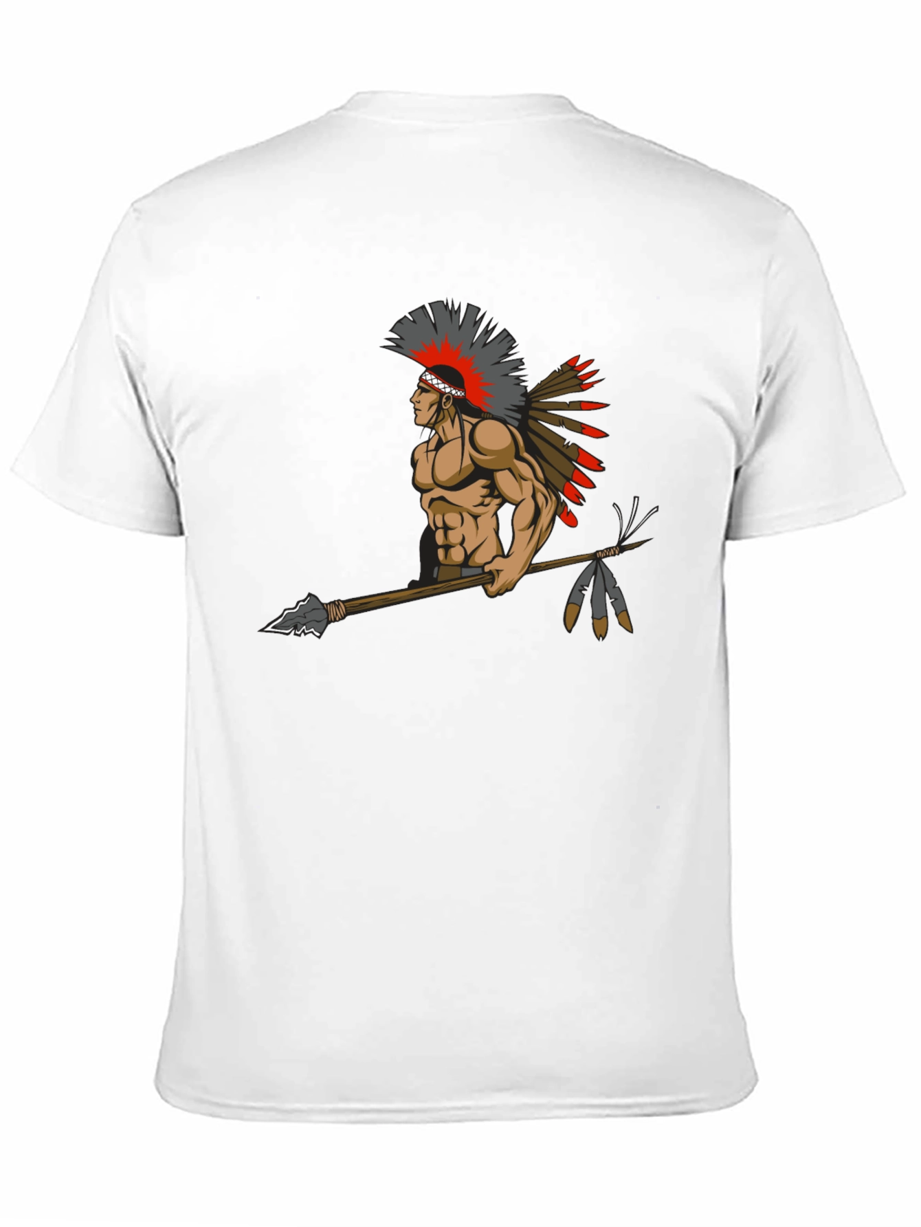 Warrior Graphic Tee - Native American Inspired