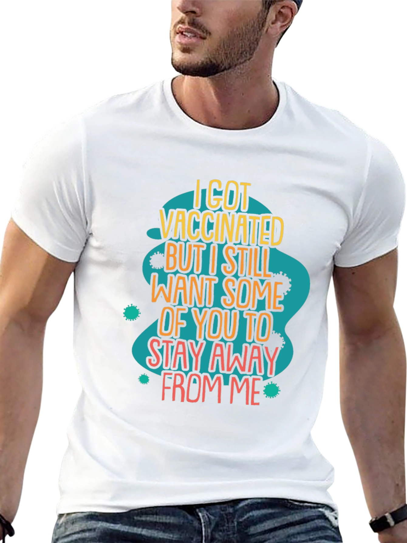 Vaccinated Sarcastic Graphic T-Shirt