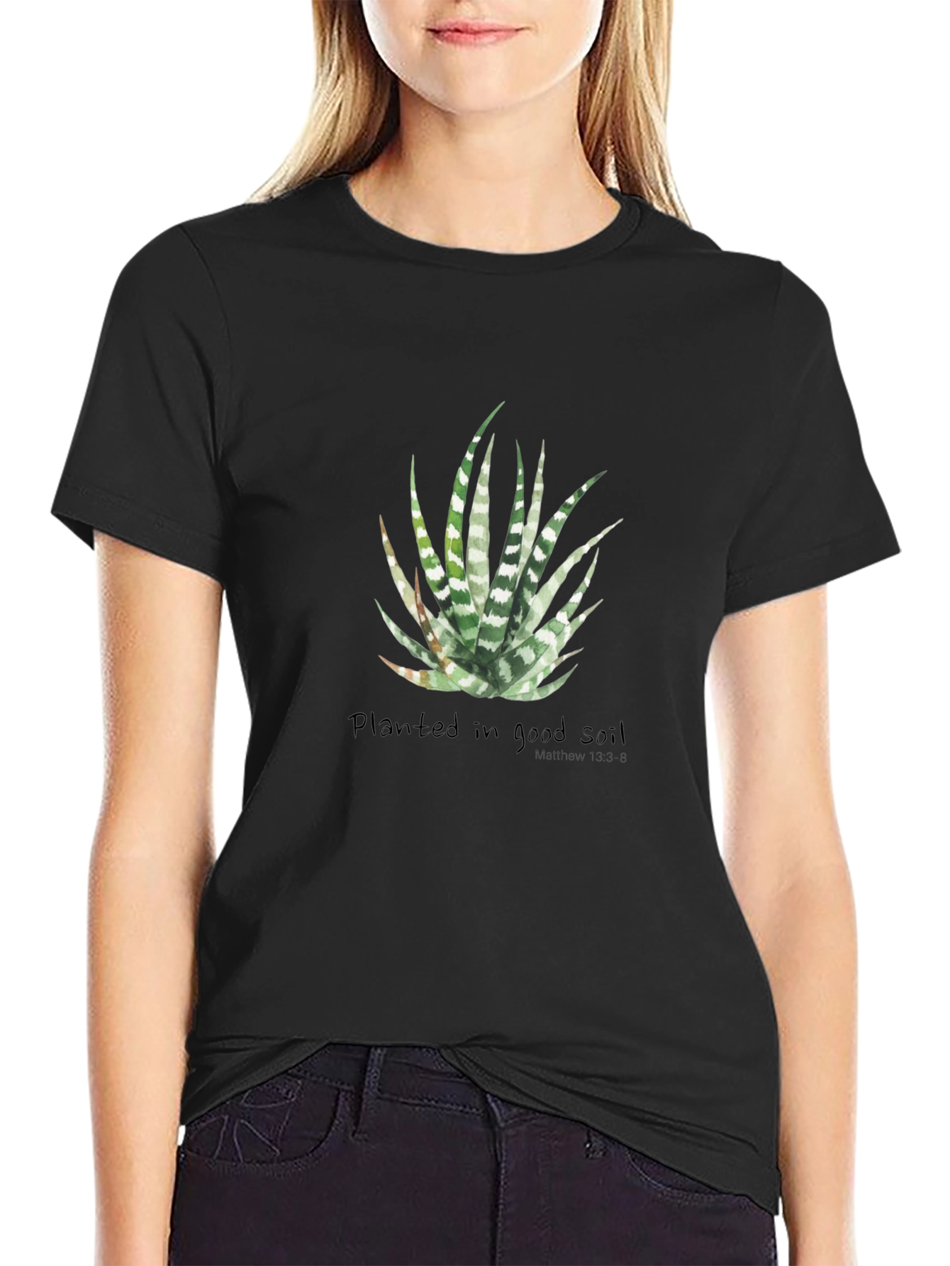 Planted in Good Soil Graphic Tee - Black