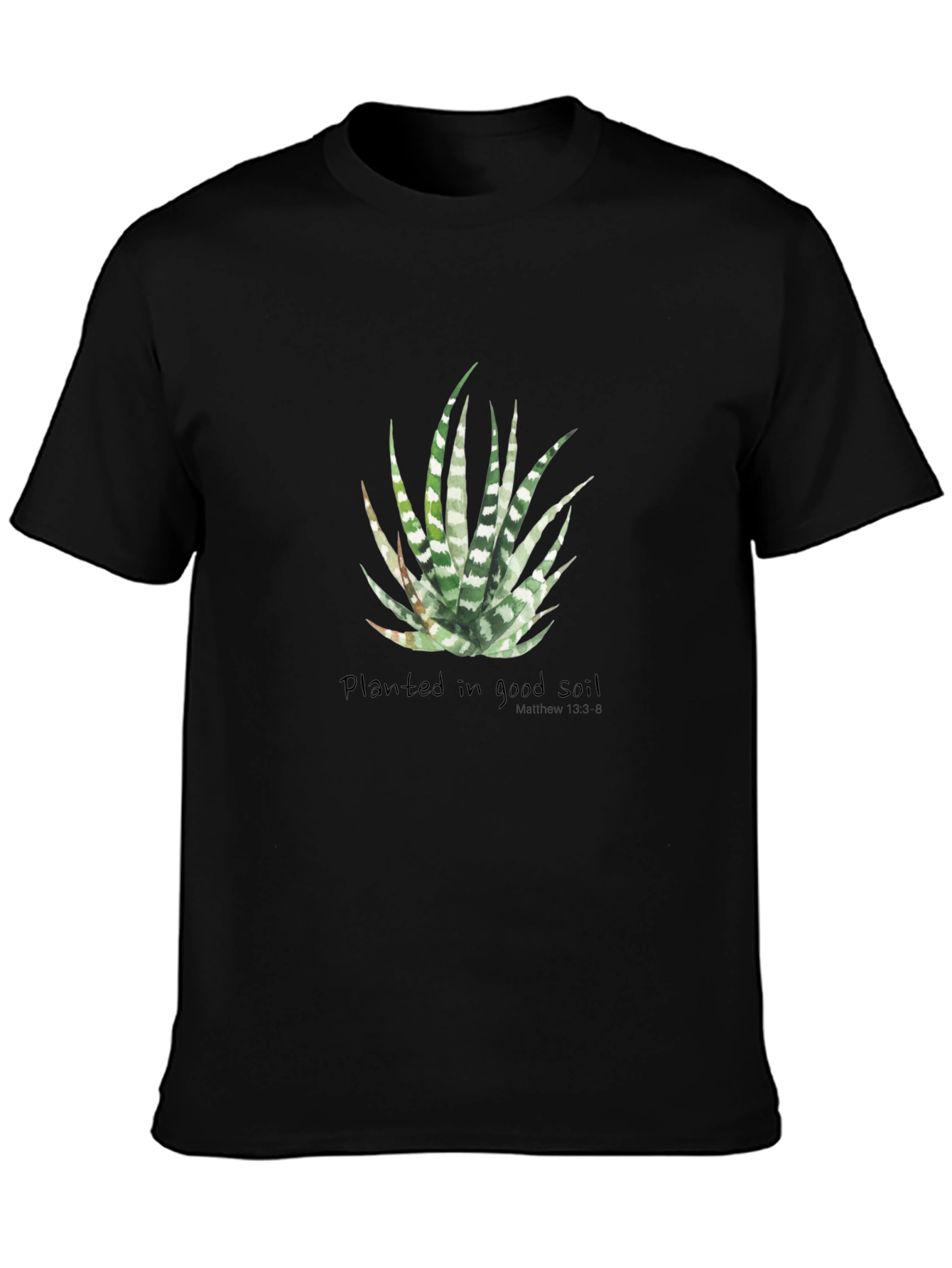 Planted in Good Soil Graphic Tee - Black