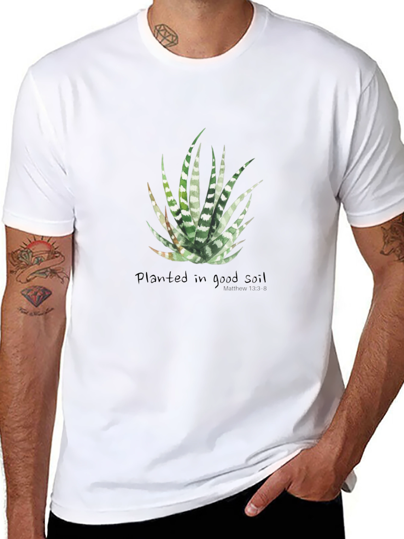 Planted in Good Soil Graphic Tee - Black