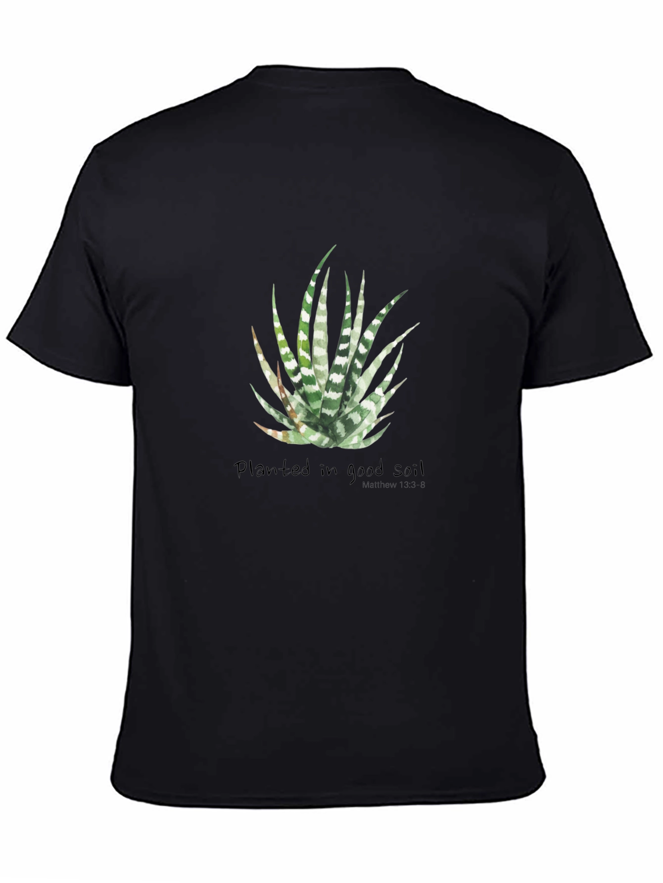 Planted in Good Soil Graphic Tee - Black