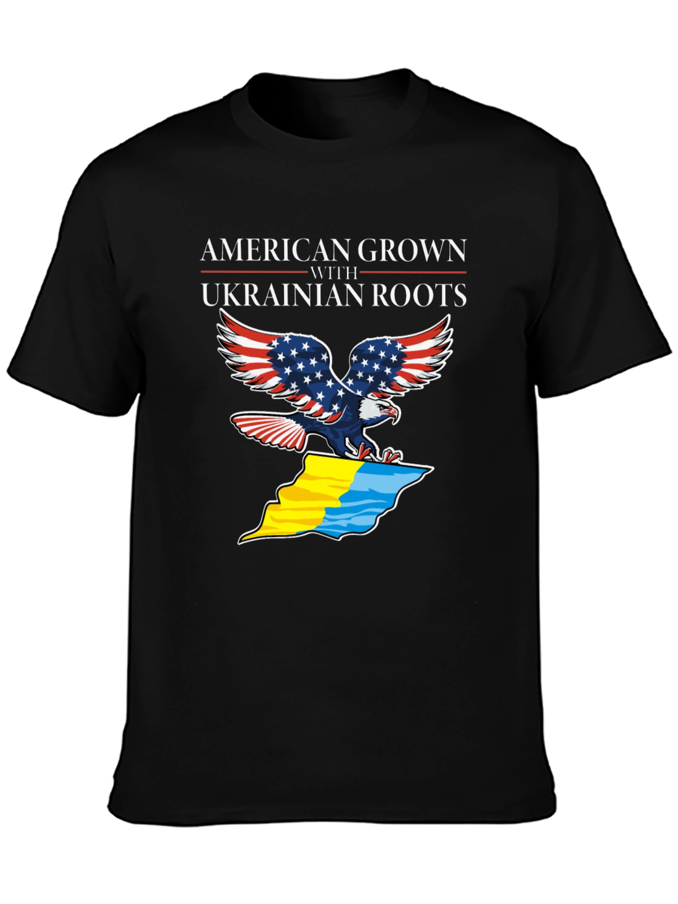 American Grown Ukrainian Roots T-Shirt