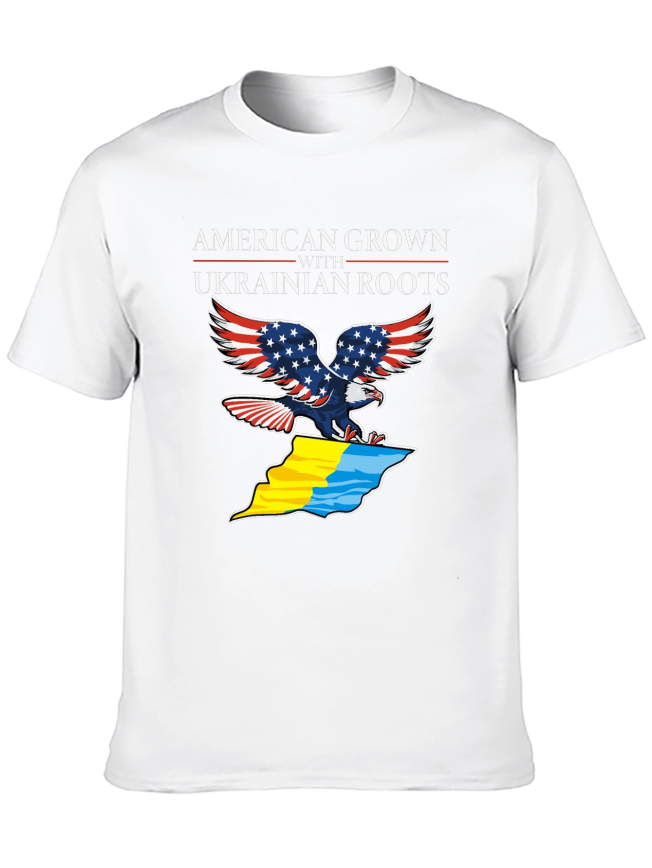 American Grown Ukrainian Roots T-Shirt