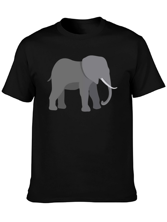 Elephant Graphic T-Shirt - Black