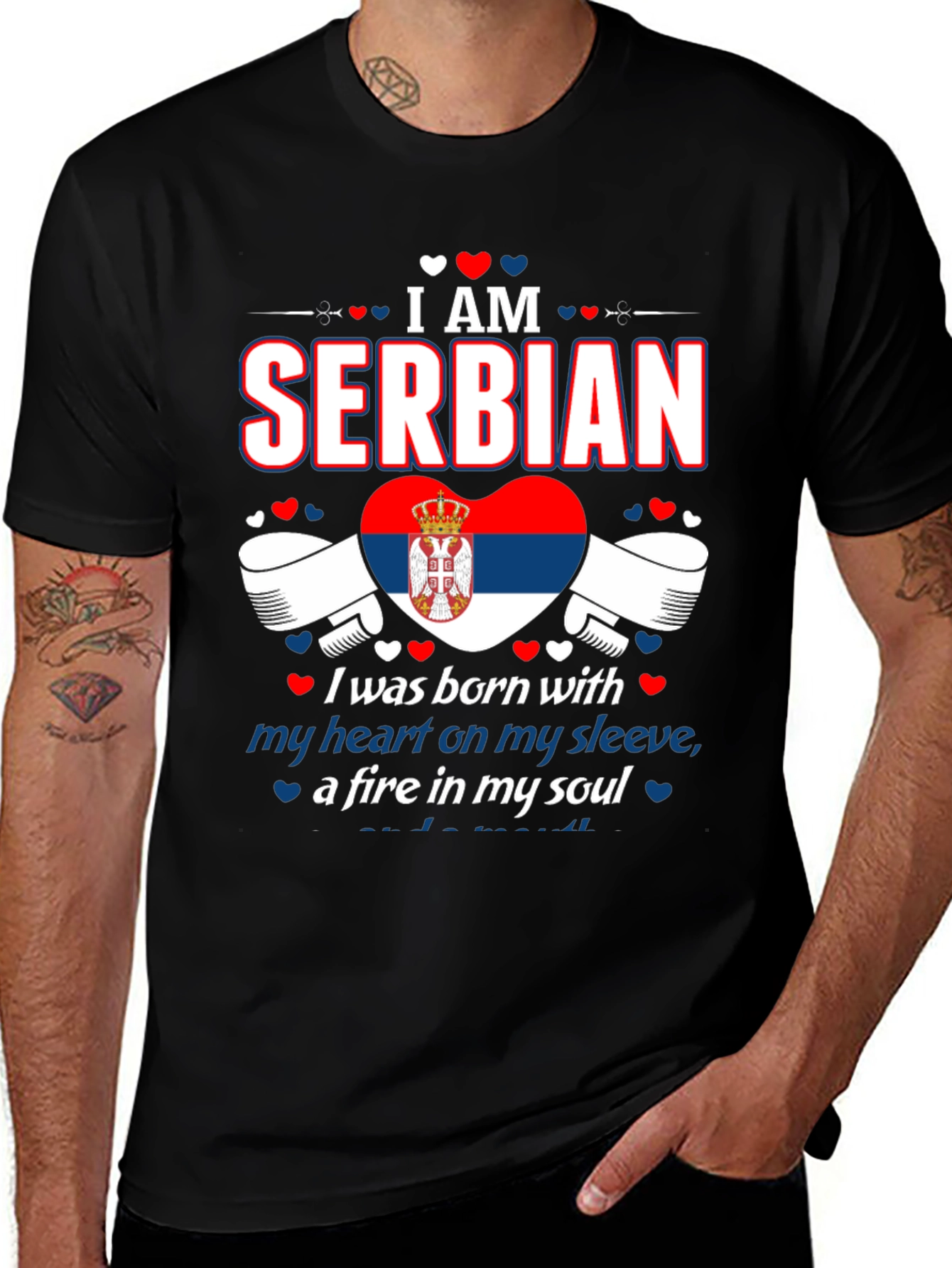 I am Serbian T-Shirt - Serbian Pride