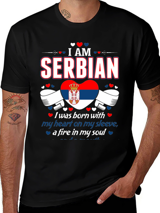 I am Serbian T-Shirt - Serbian Pride