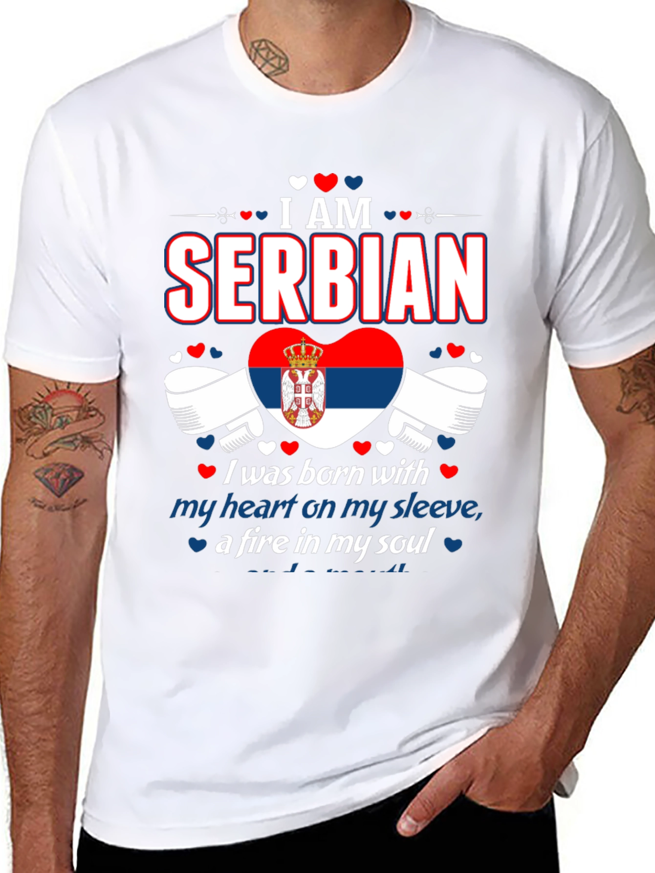 I am Serbian T-Shirt - Serbian Pride