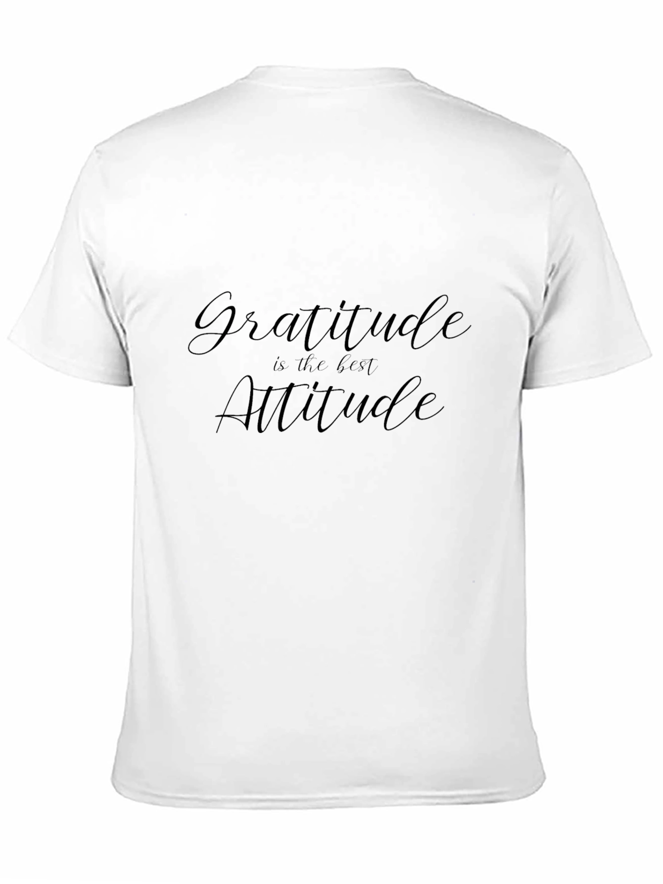Gratitude Attitude Black T-Shirt