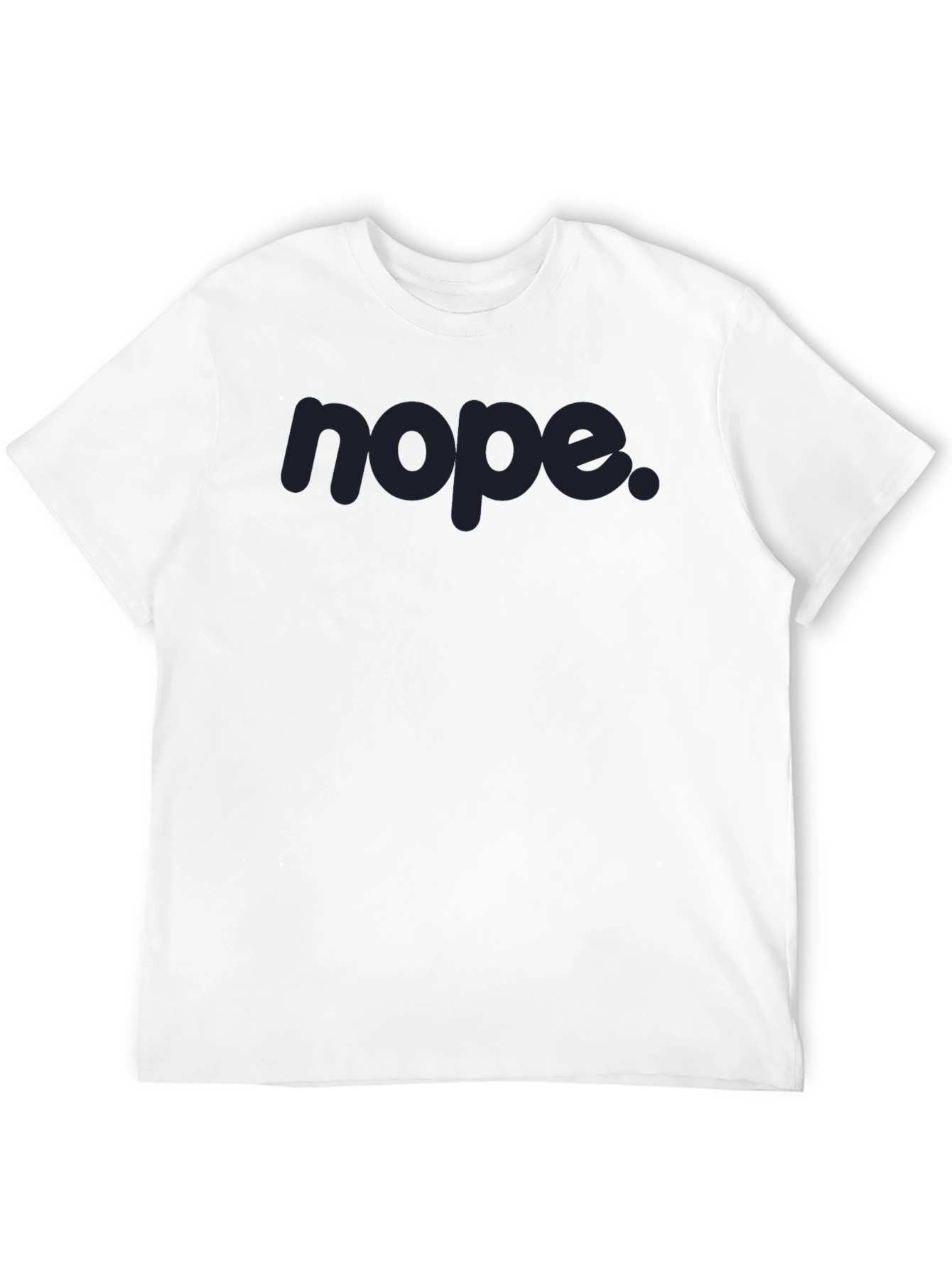 Nope T-Shirt - Casual Graphic Tee