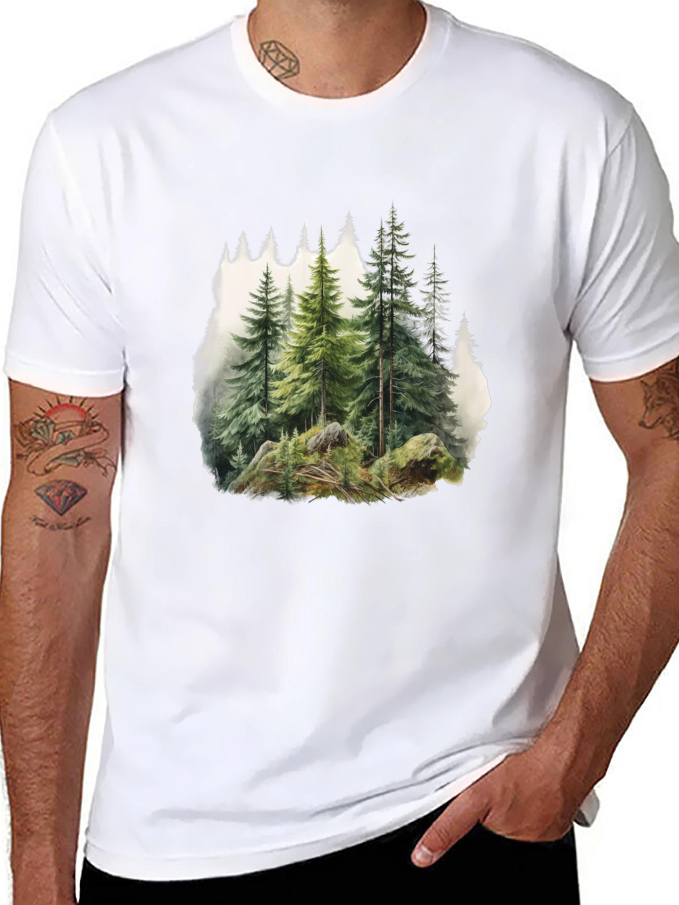 Evergreen Forest Graphic Tee
