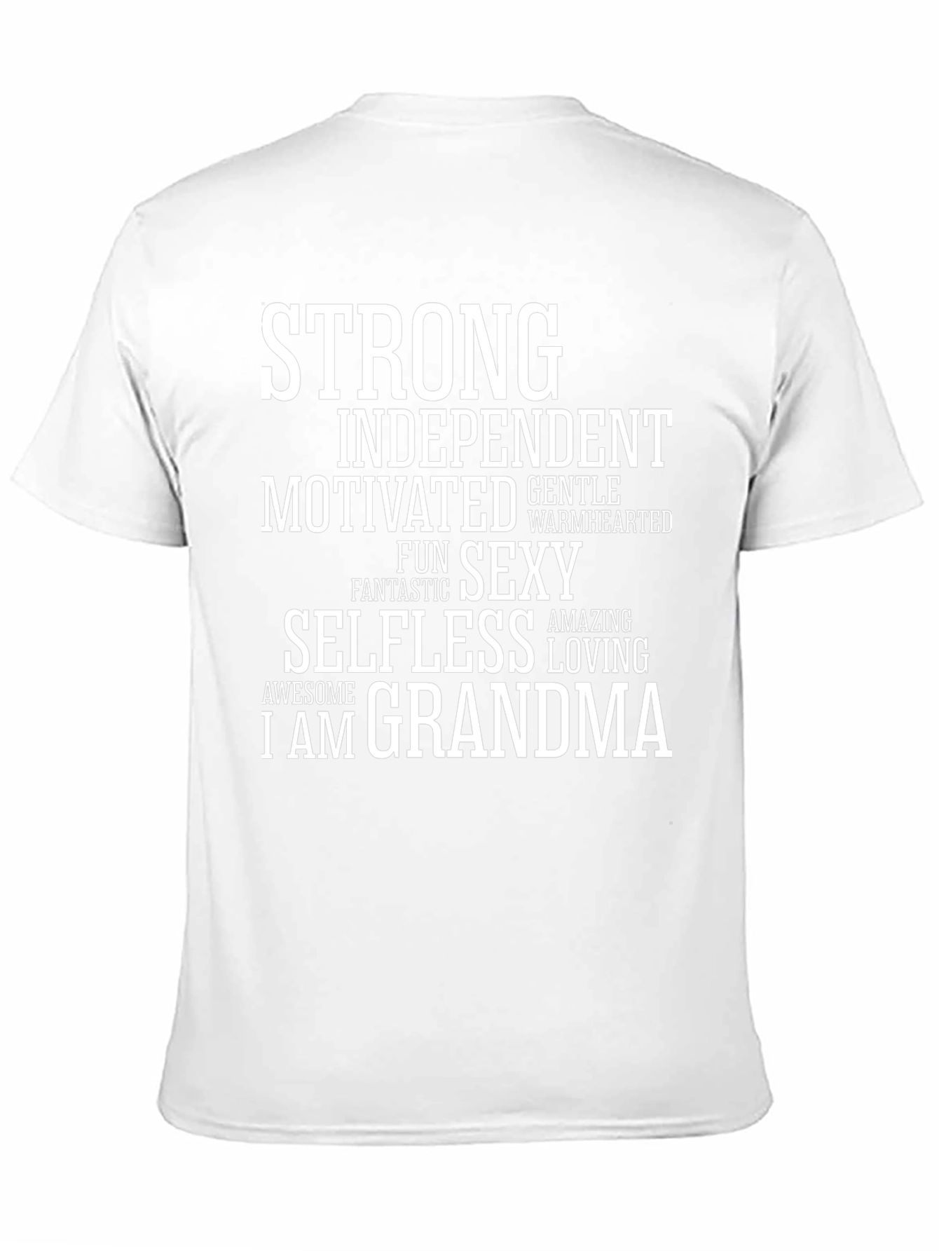 Strong Grandma T-Shirt - Black